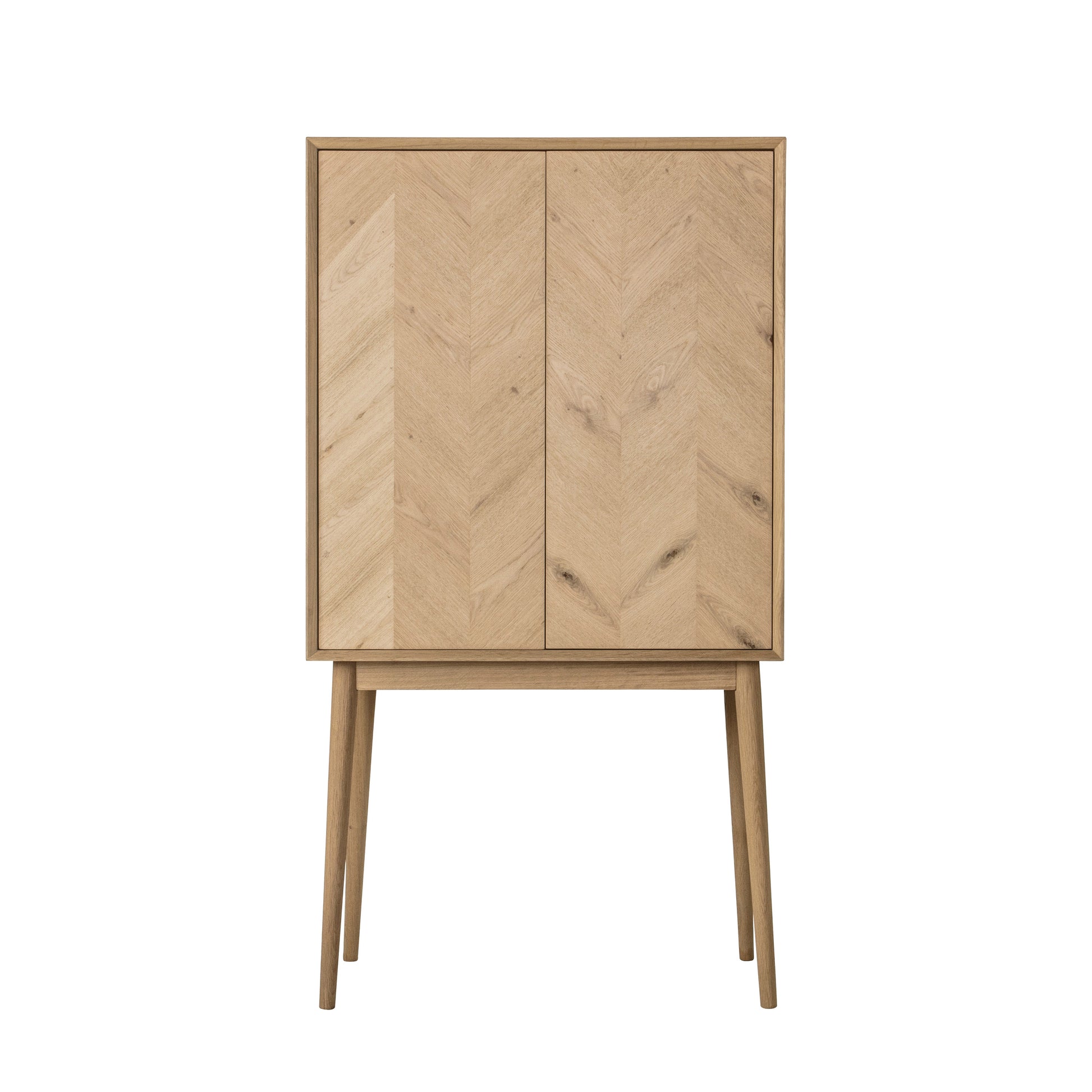 Milano 2 Door Cocktail Cabinet Oak