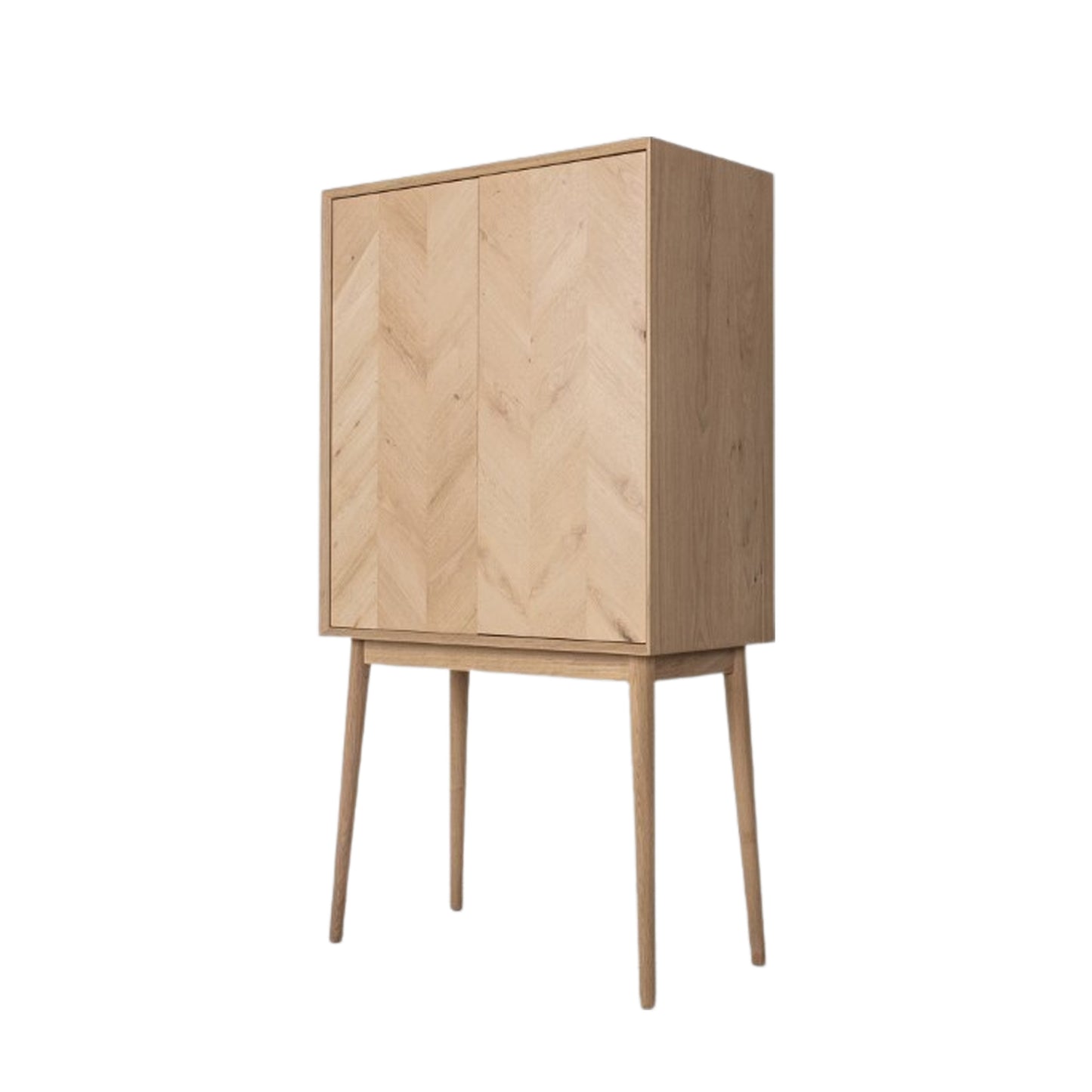 Milano 2 Door Cocktail Cabinet Oak