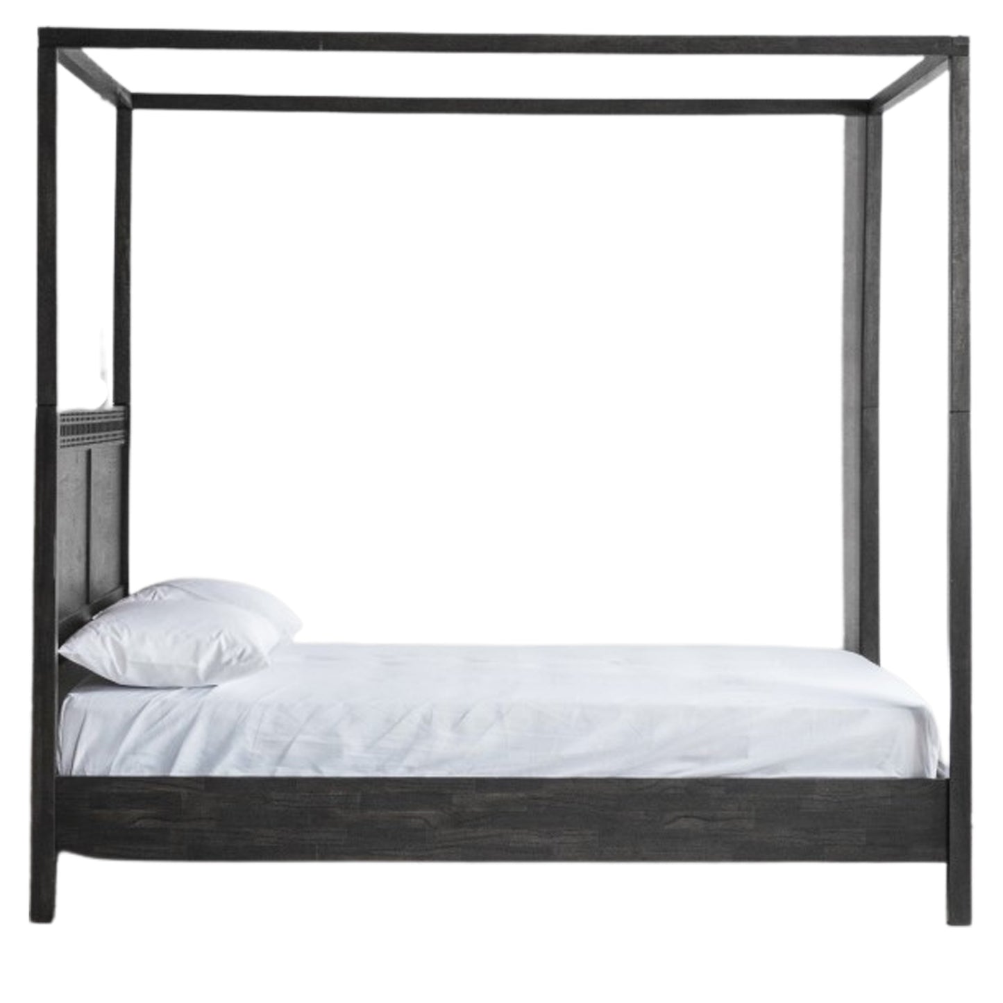 Boho Boutique 4 Poster Bed Black Super King