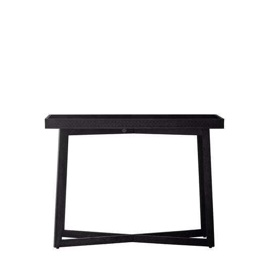 Boho Boutique Console Table Black