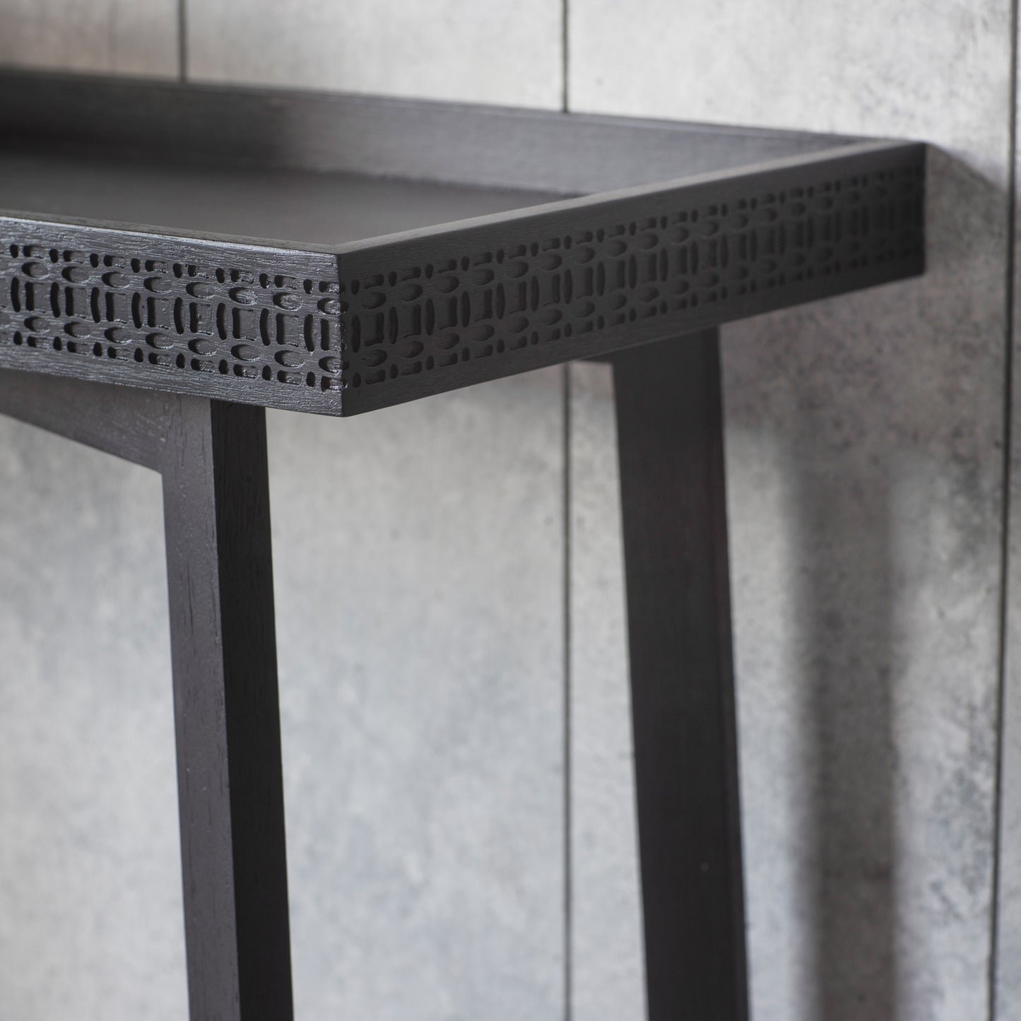 Boho Boutique Console Table Black