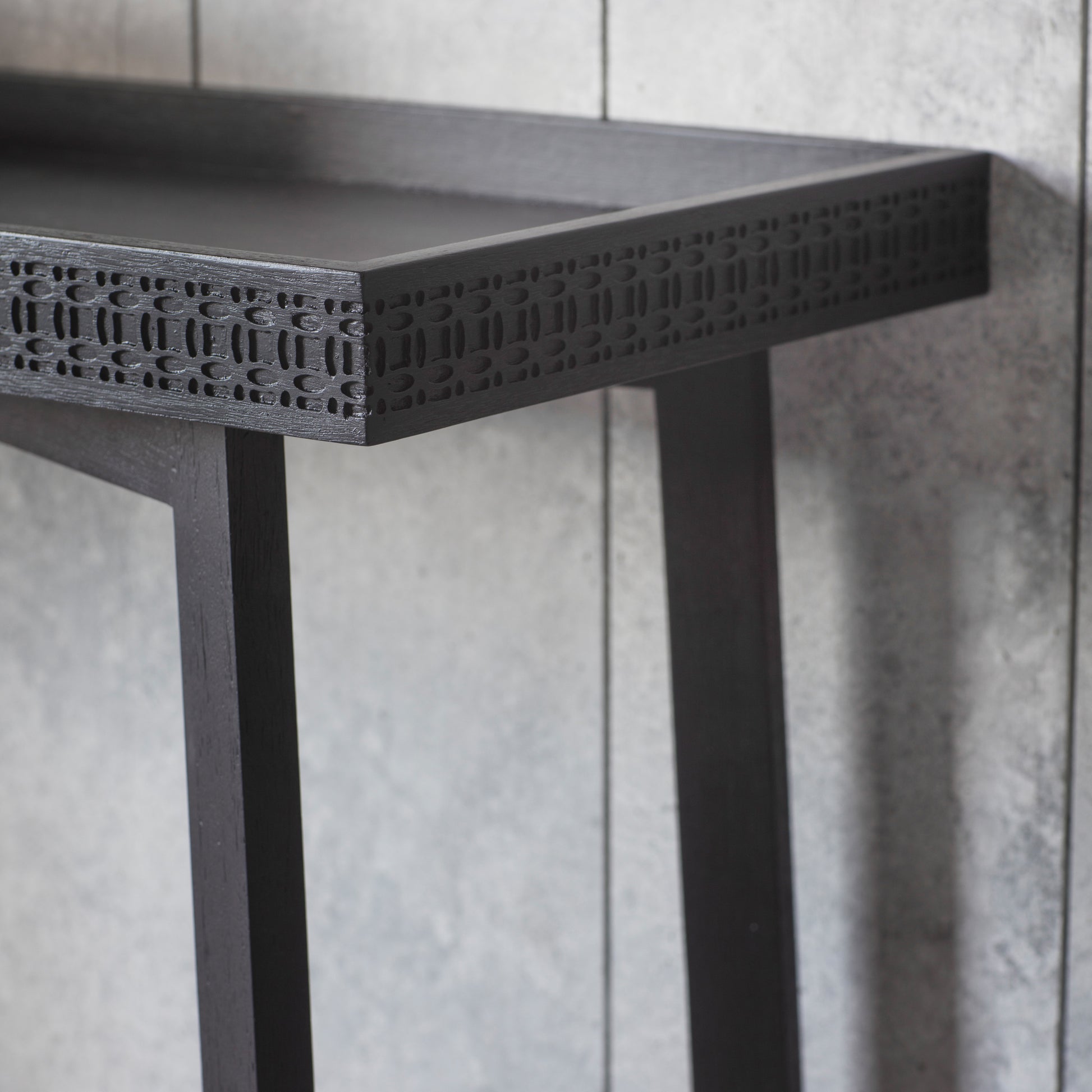 Boho Boutique Console Table Black