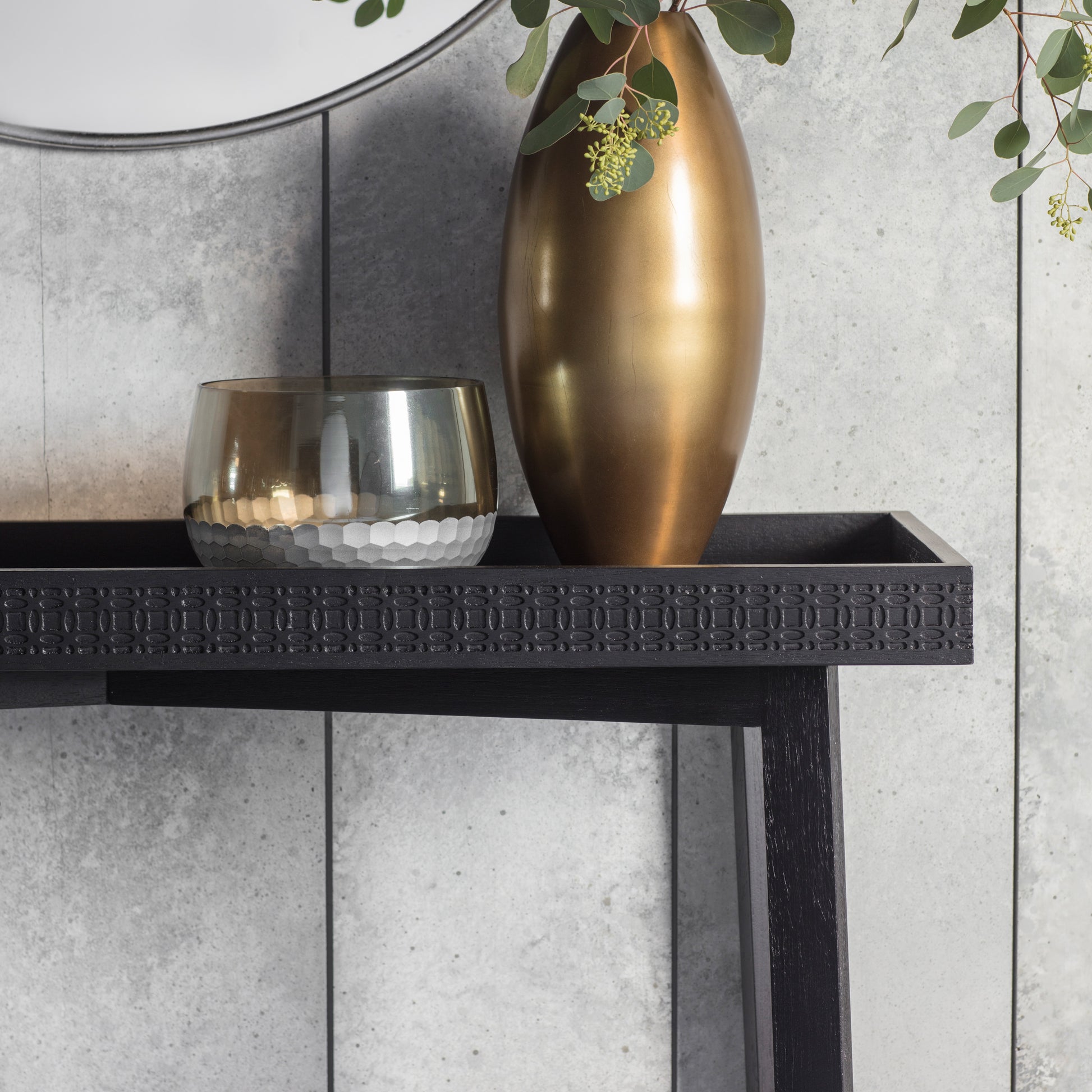 Boho Boutique Console Table Black