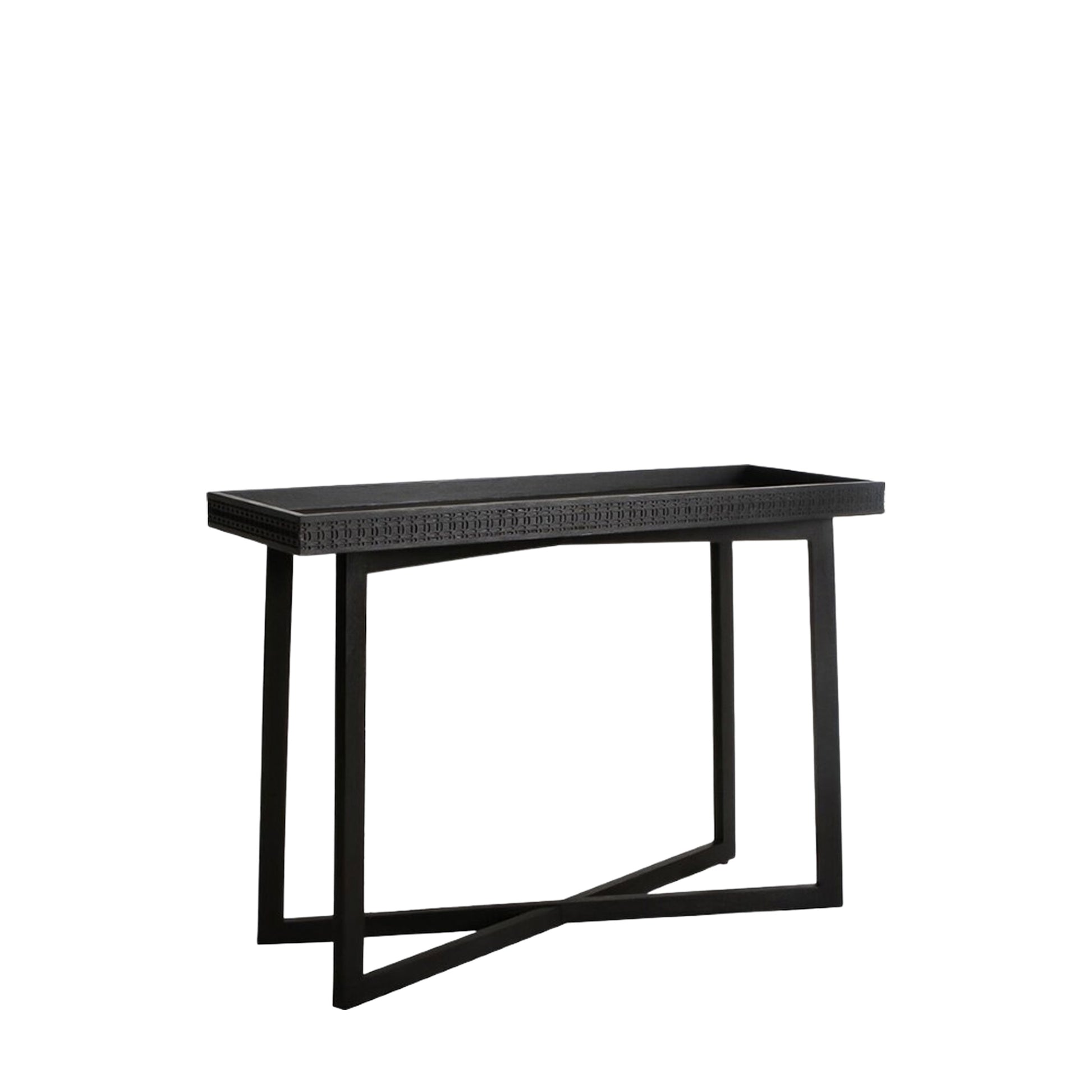 Boho Boutique Console Table Black
