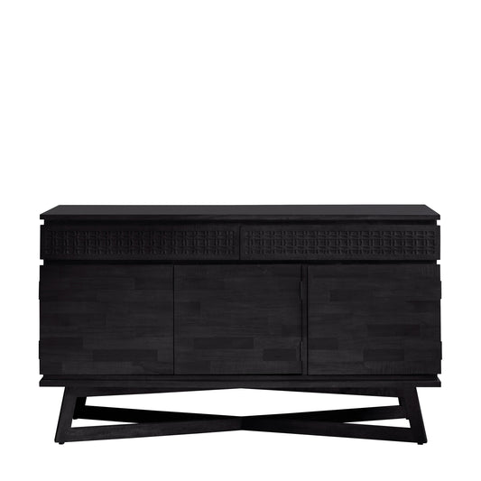 Boho Boutique 3Dr/2Drwr Sideboard Black