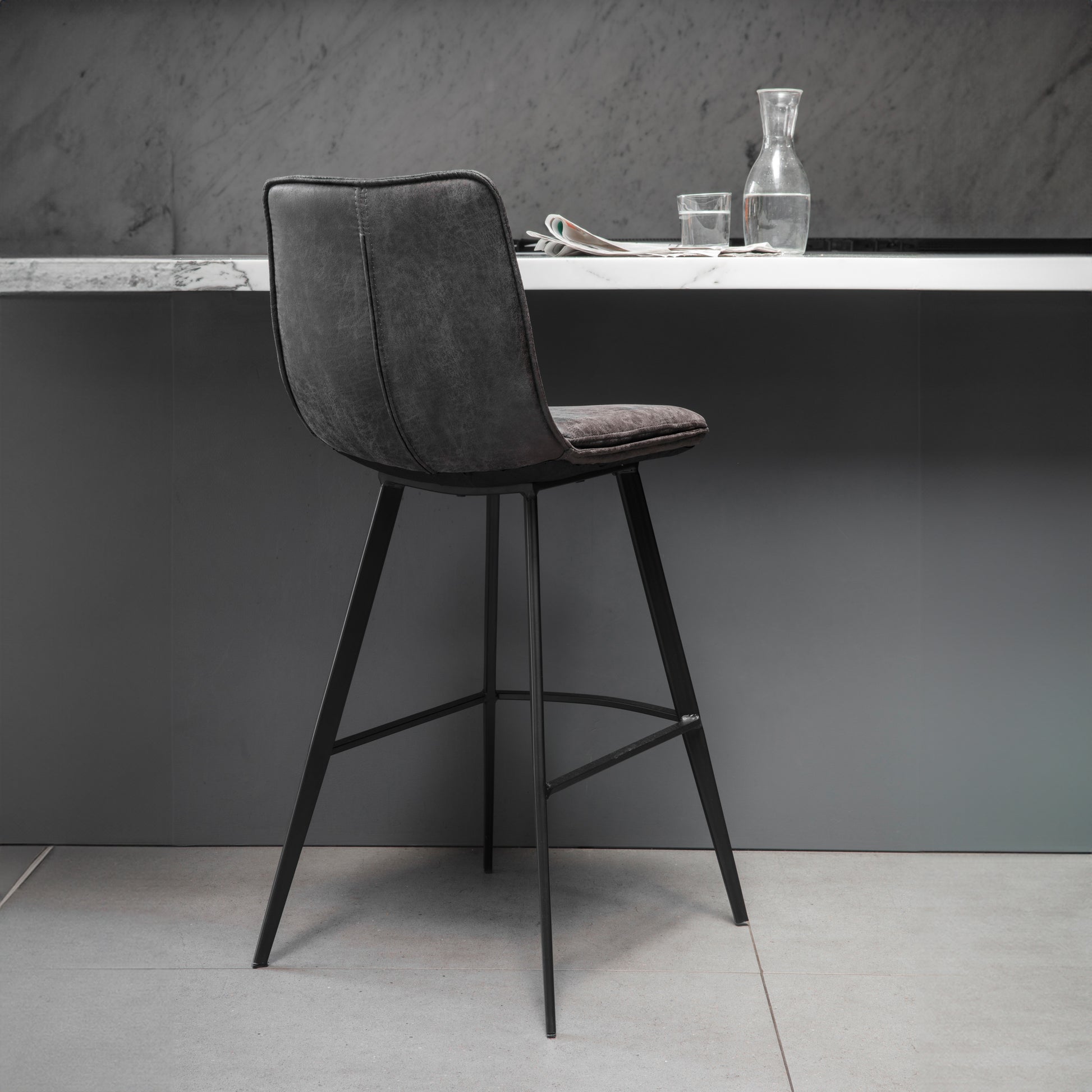 Palmer Stool (2pk) Grey