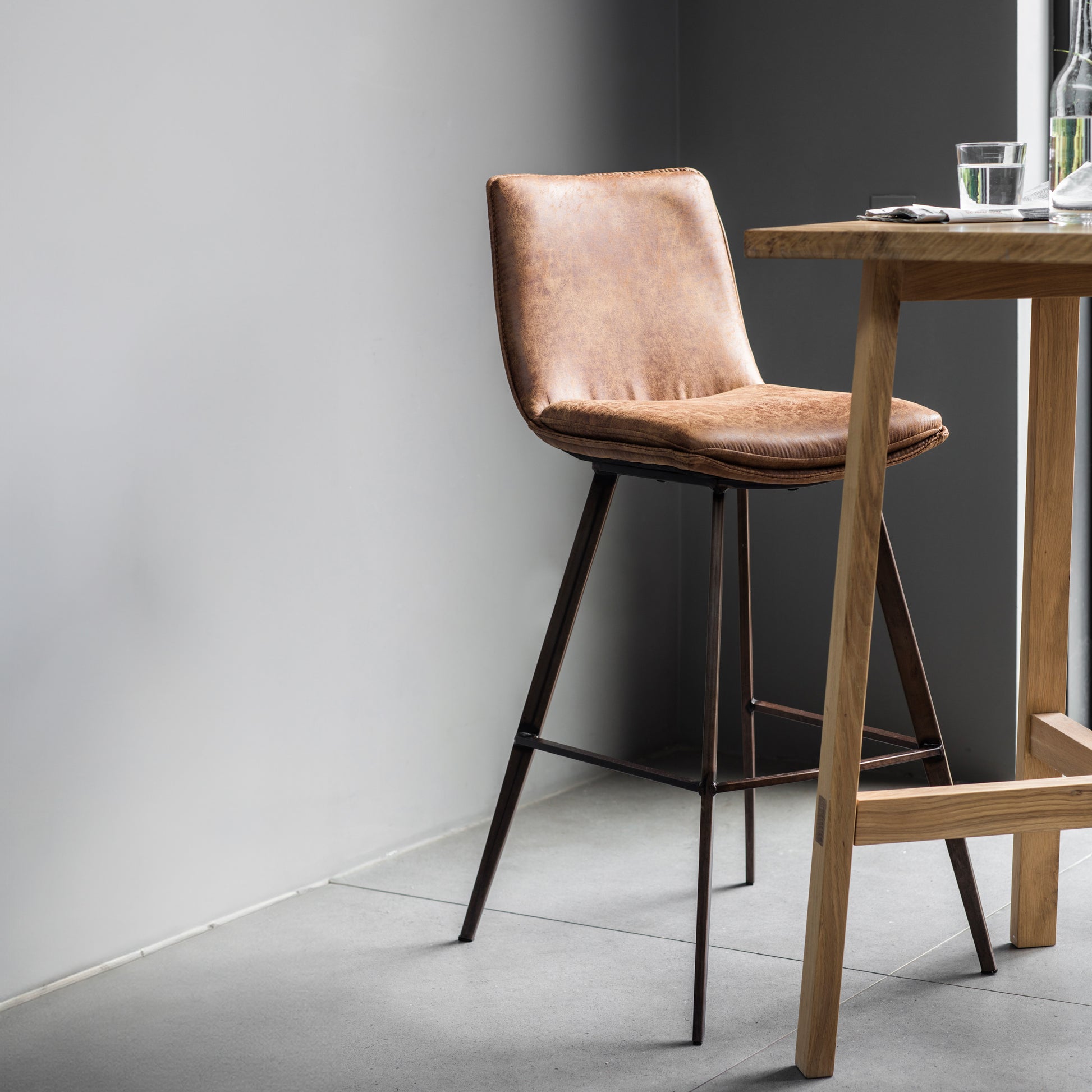 Palmer Stool (2pk) Brown
