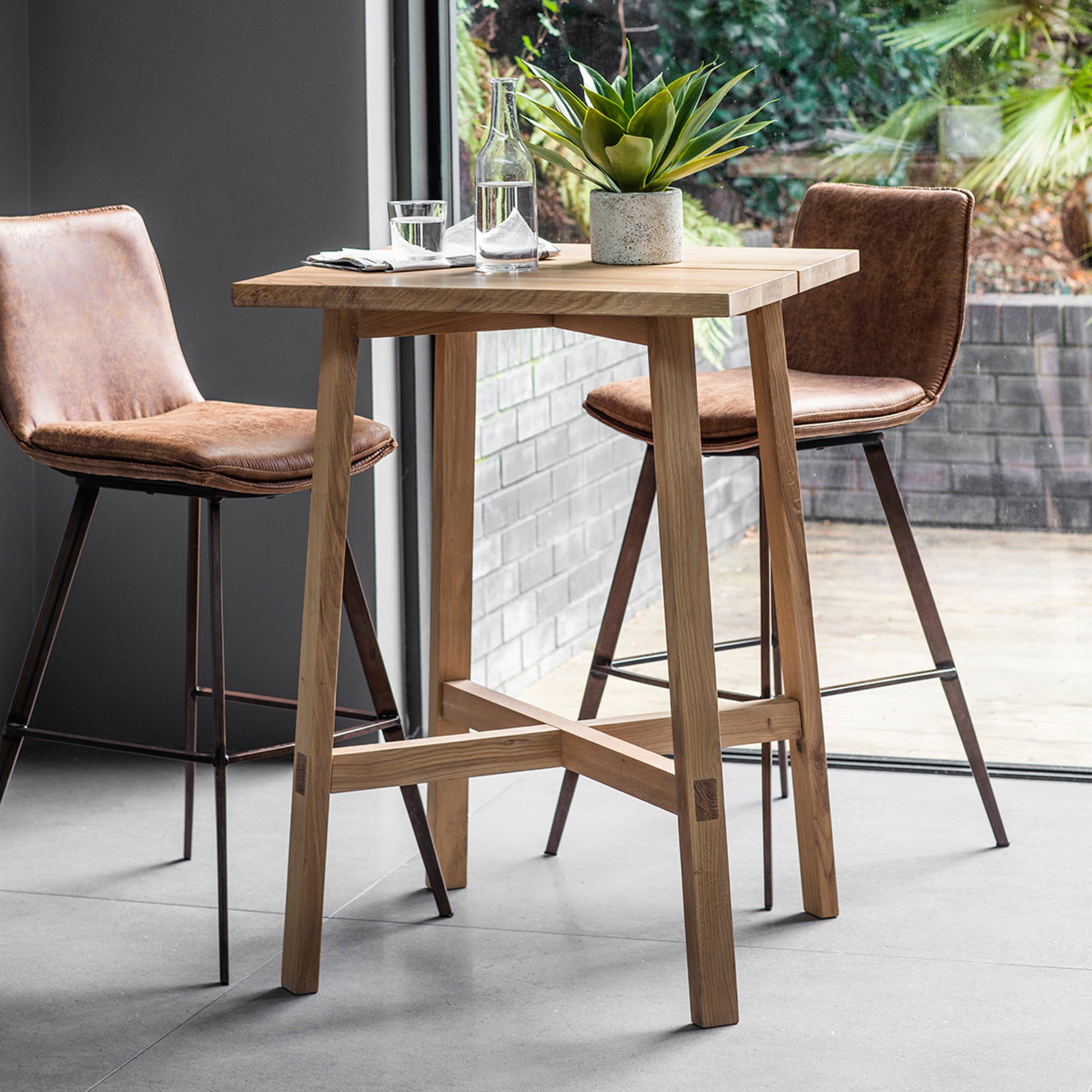 Palmer Stool (2pk) Brown