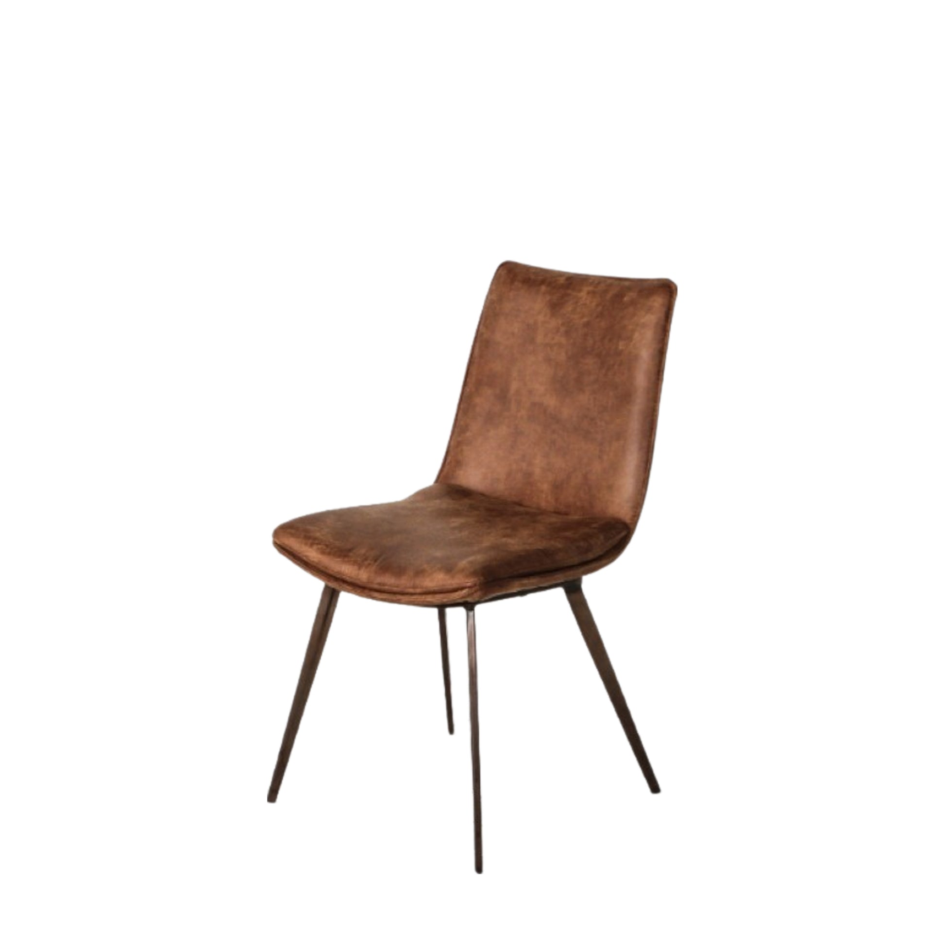 Hinks Chair Brown (2pk) Brown Leather