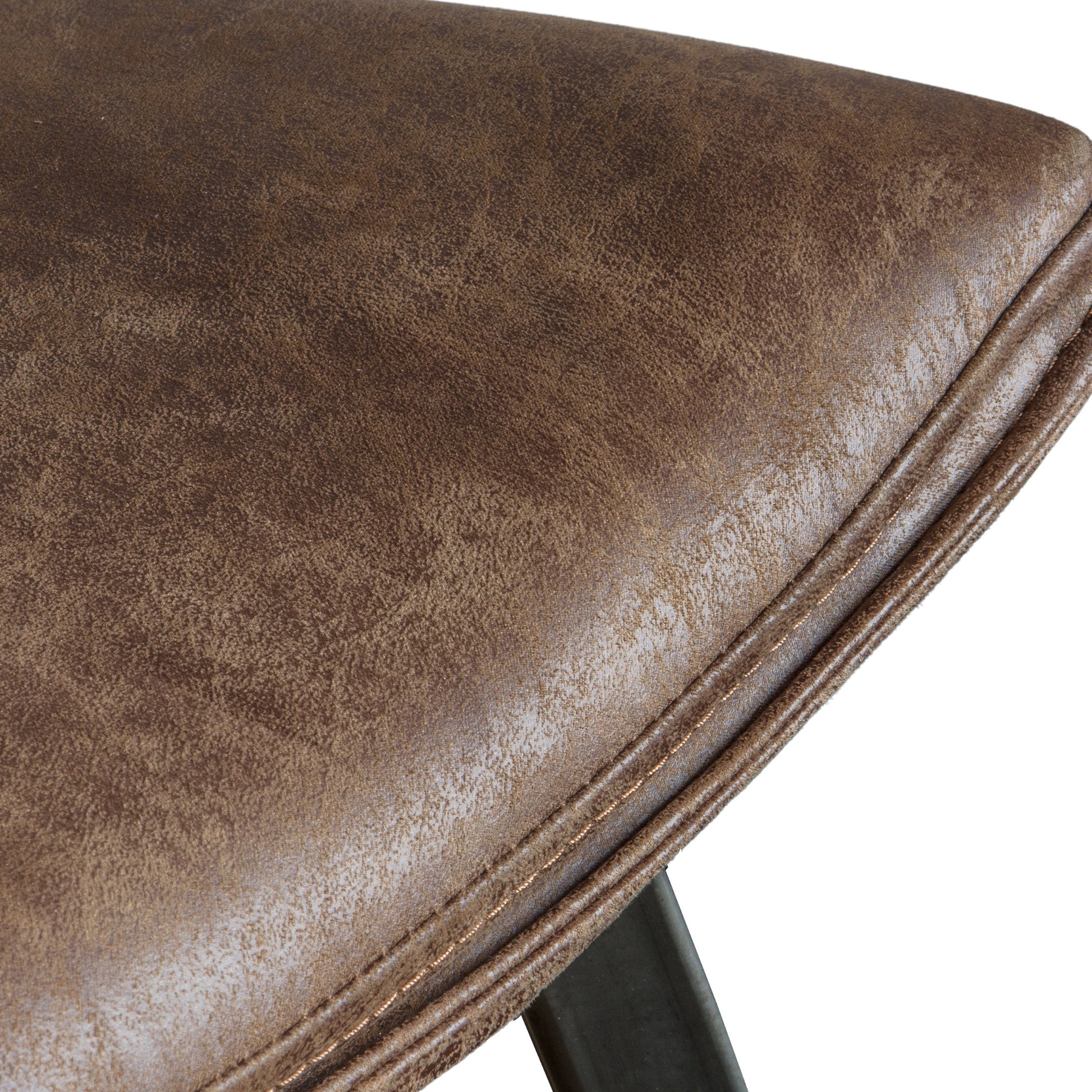 Hinks Chair Brown (2pk) Brown Leather
