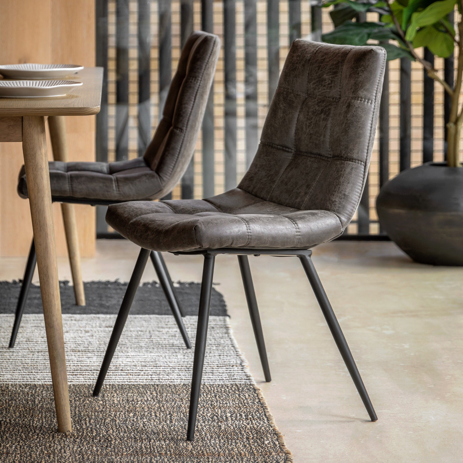 Darwin Chair (2pk) Grey