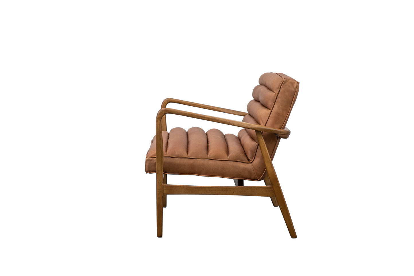 Datsun 2 Seater Sofa Vintage Brown Leather