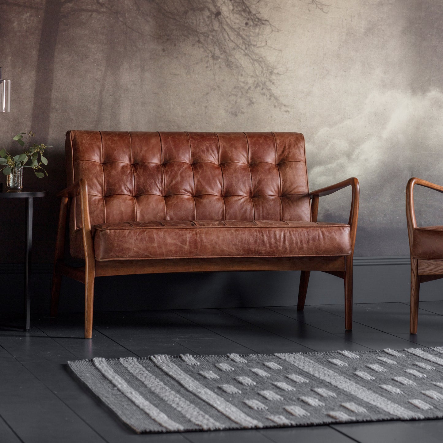 Humber 2 Seater Sofa Vintage Brown Leather