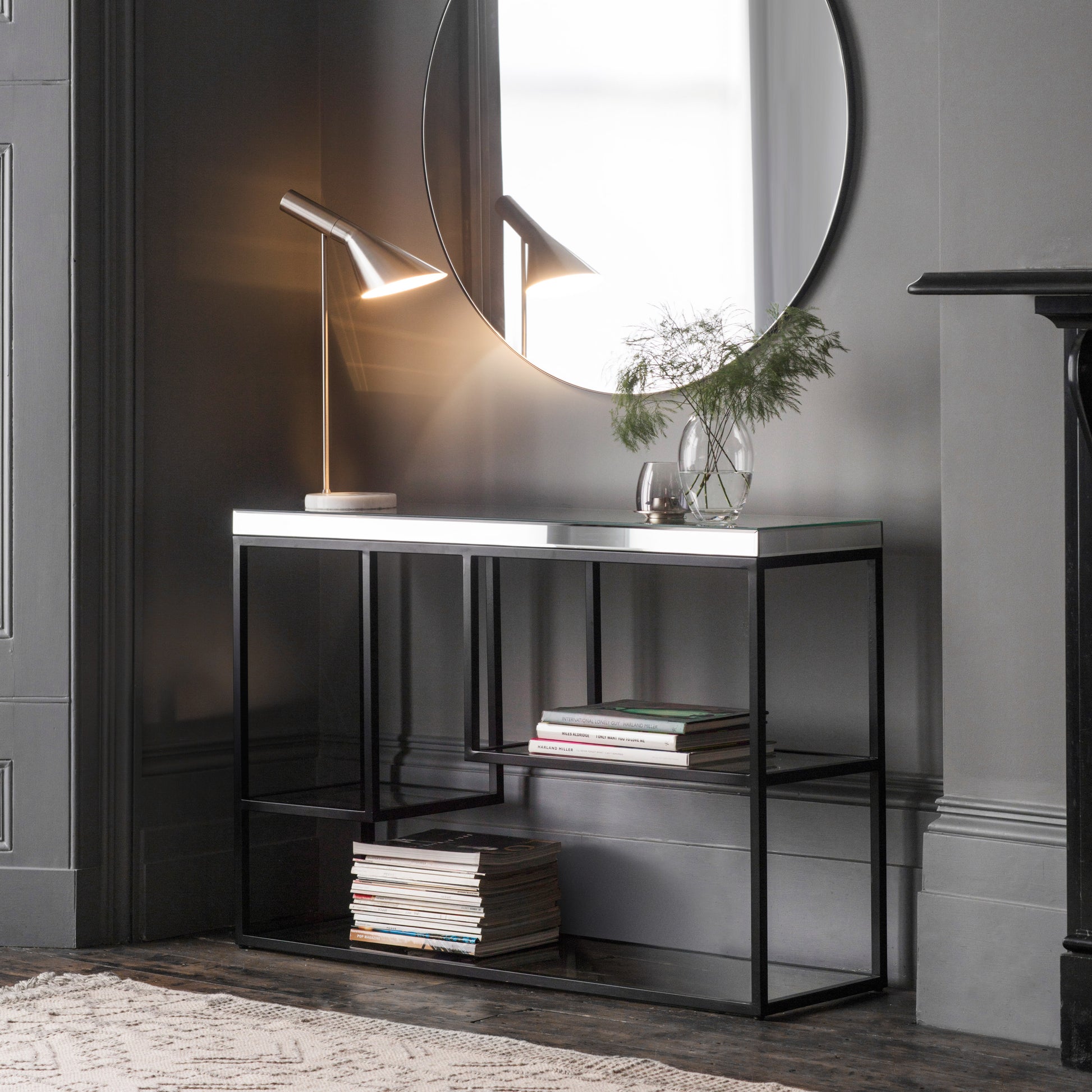 Pippard Console Table Black