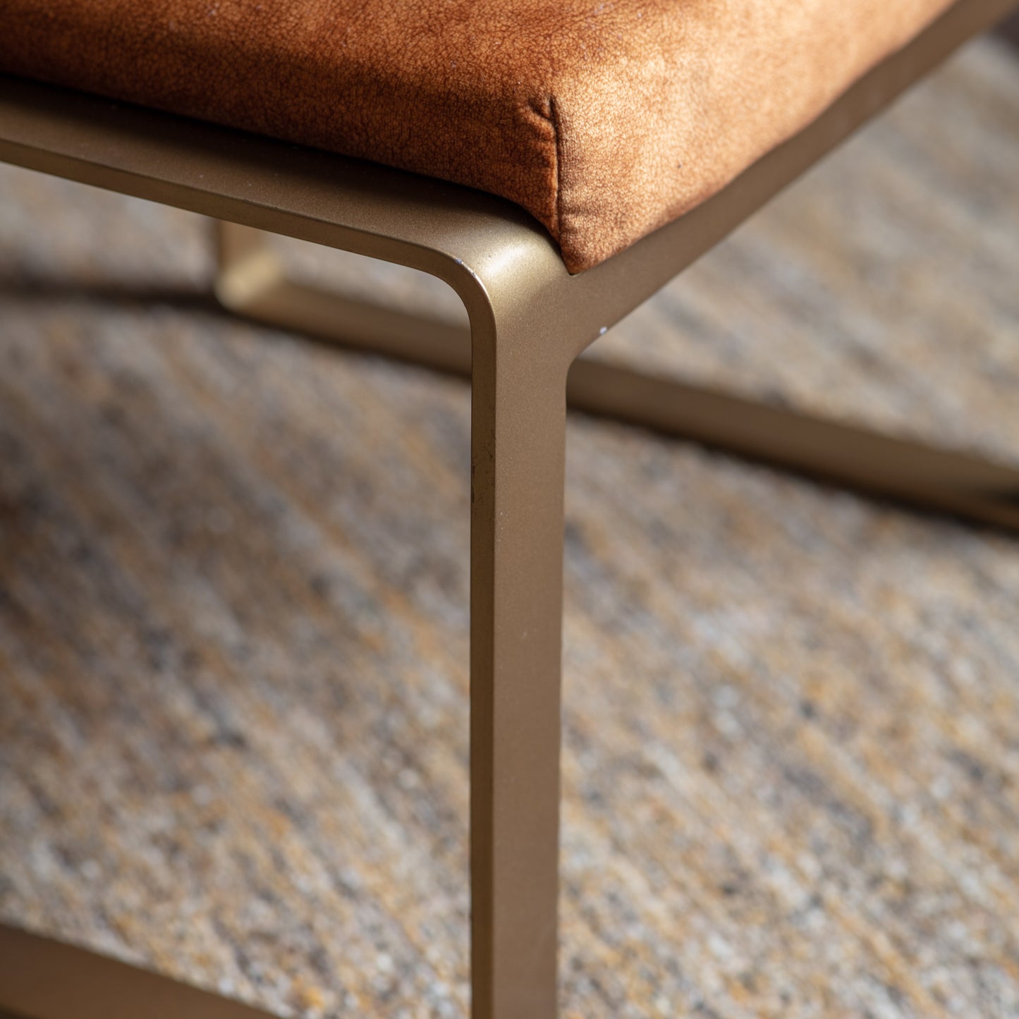 Fabien Footstool Ochre