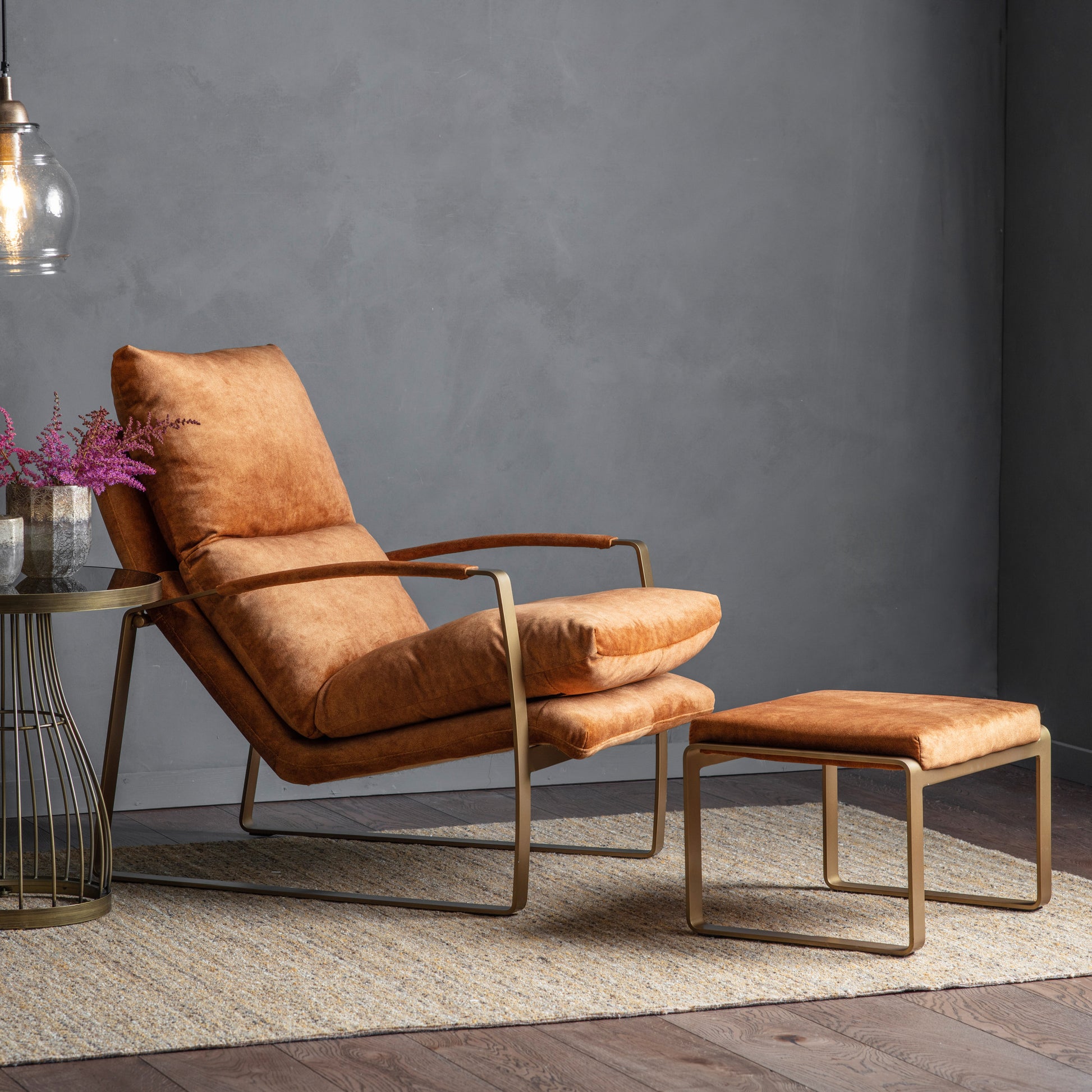 Fabien Footstool Ochre