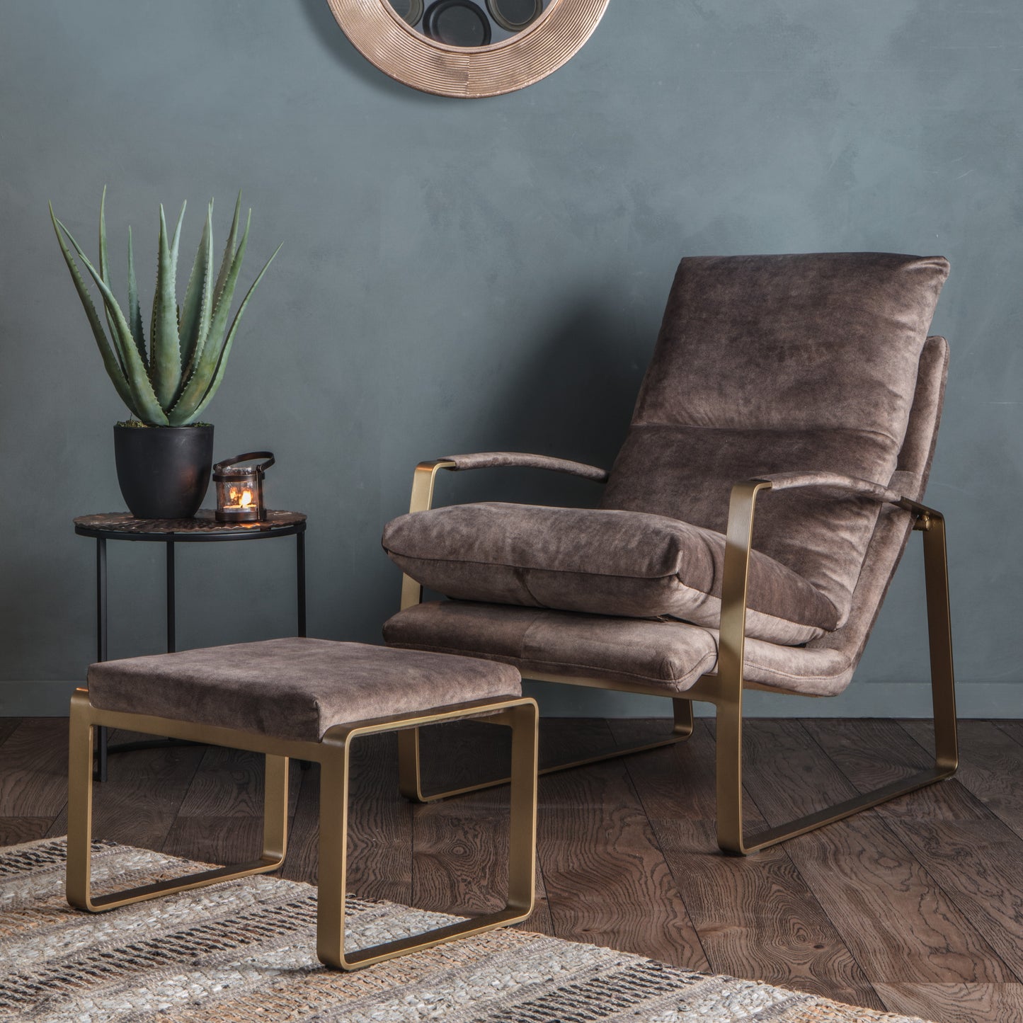 Fabien Footstool Mineral