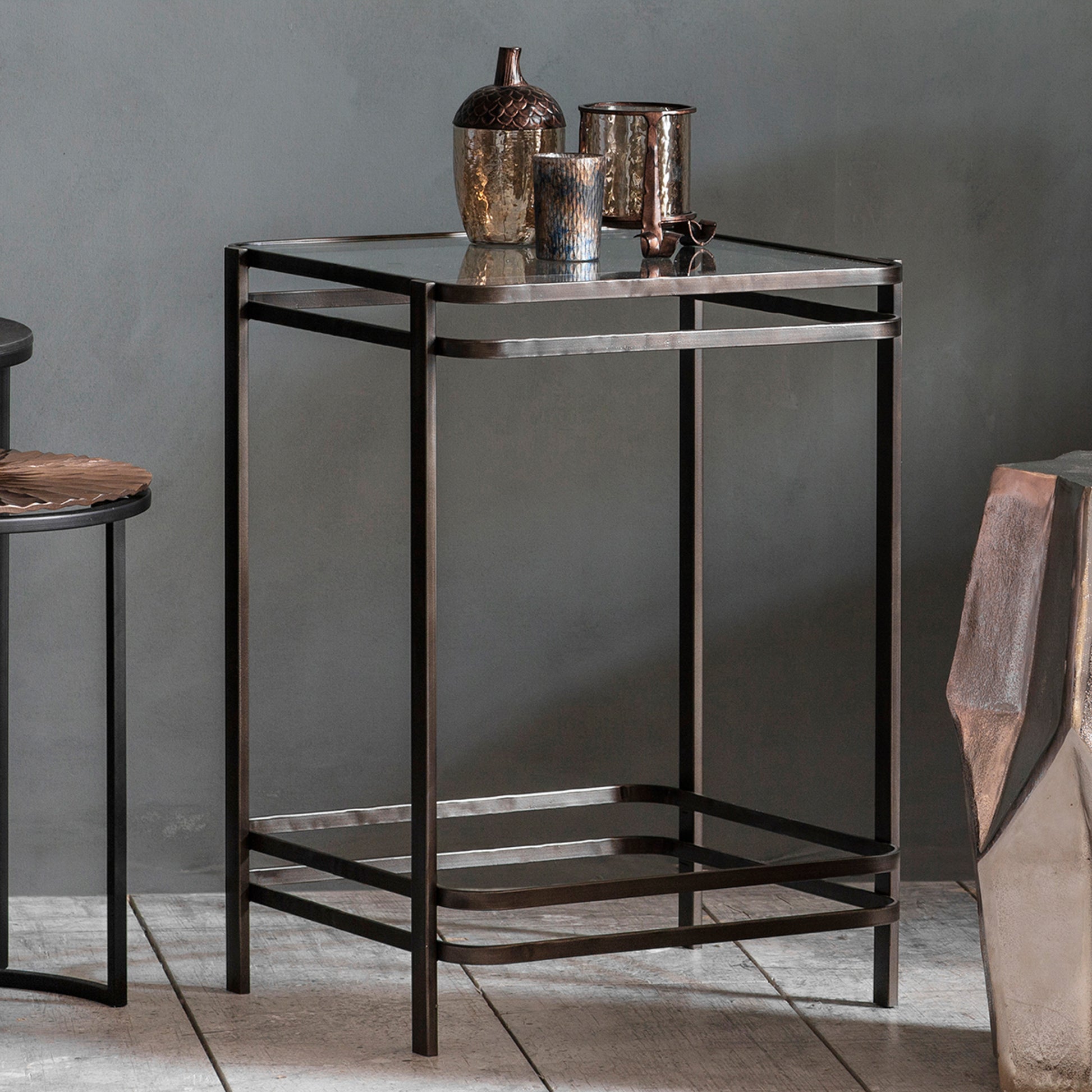 Rousham Side Table Bronze