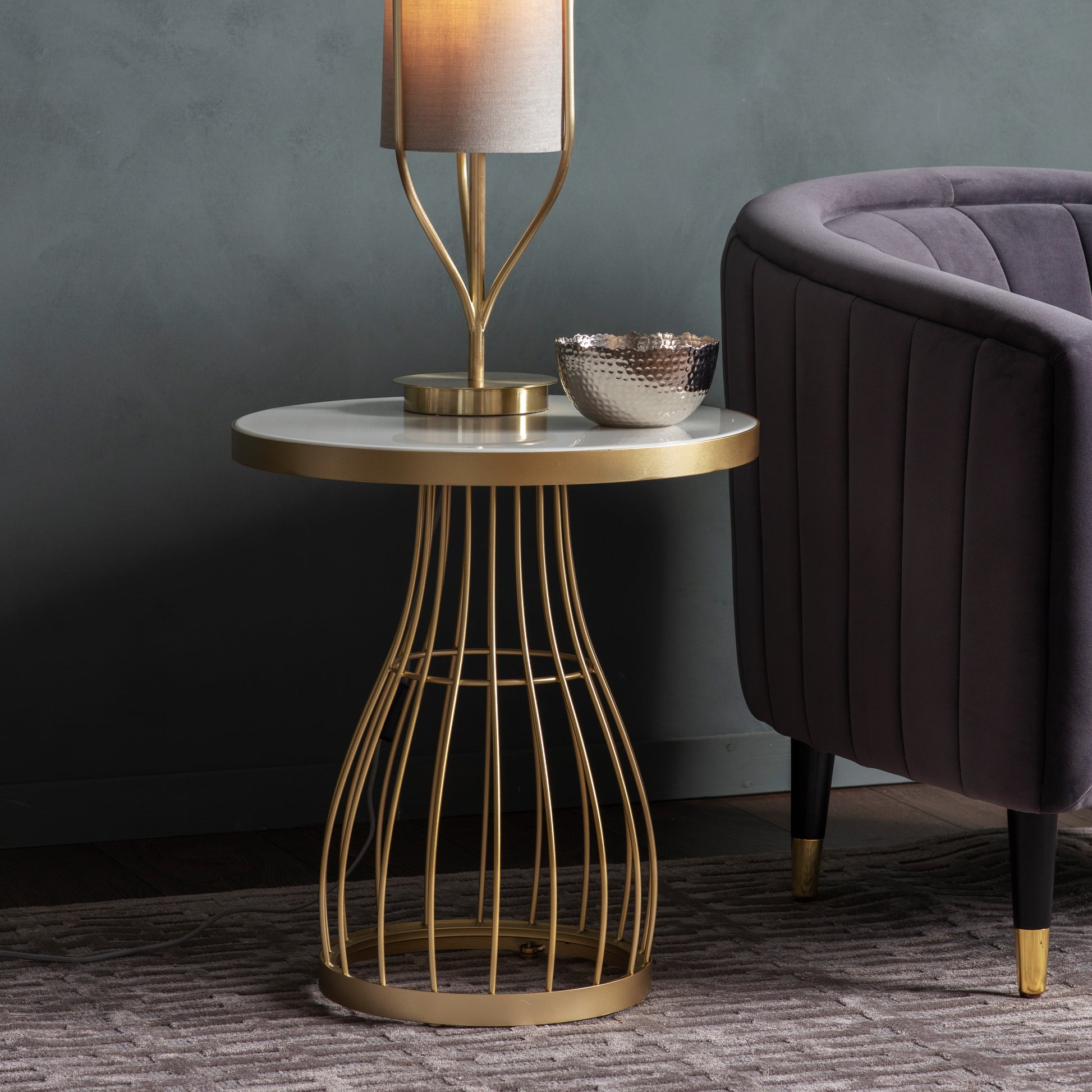 Southgate Side Table Champagne