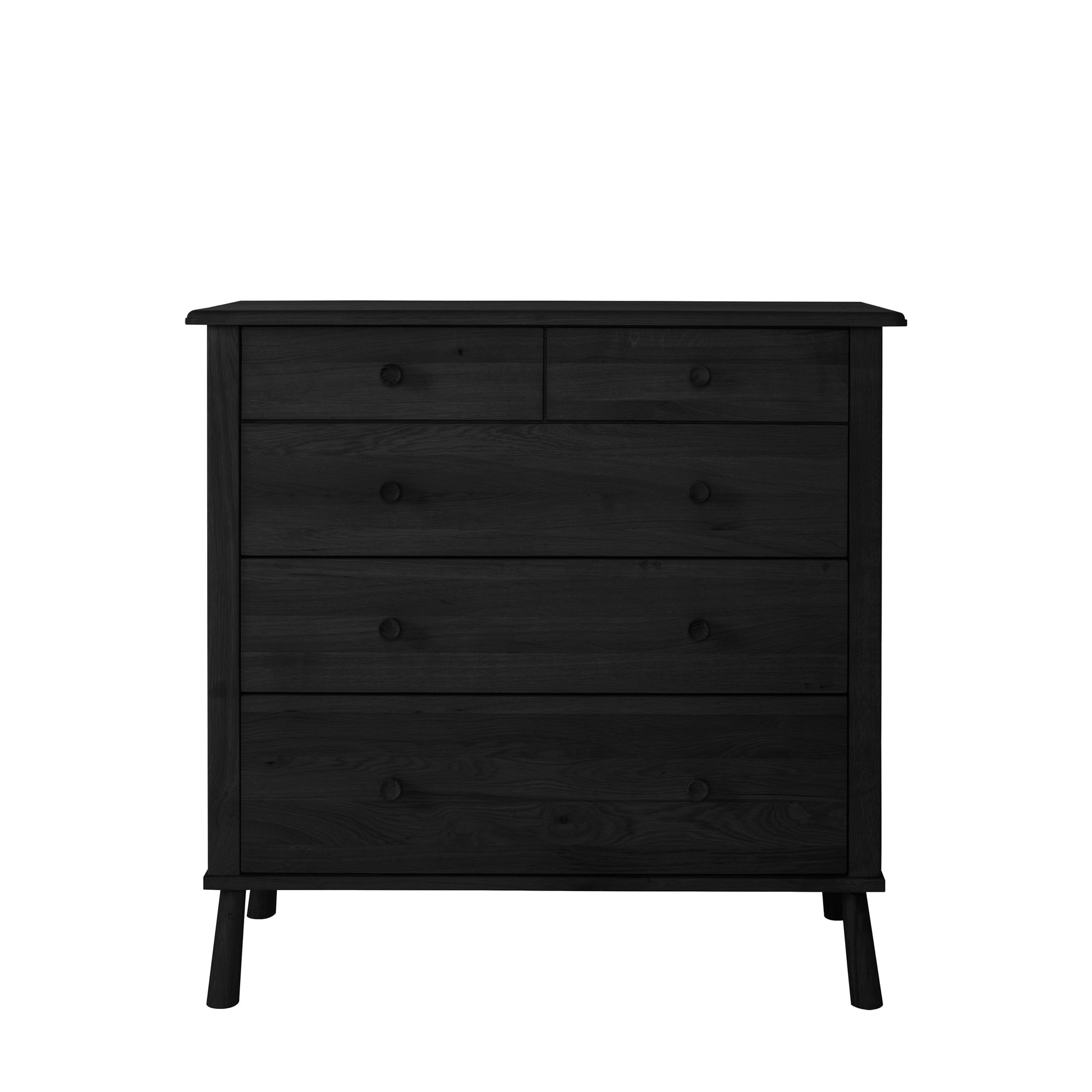 Wycombe 5 Drawer Chest Black