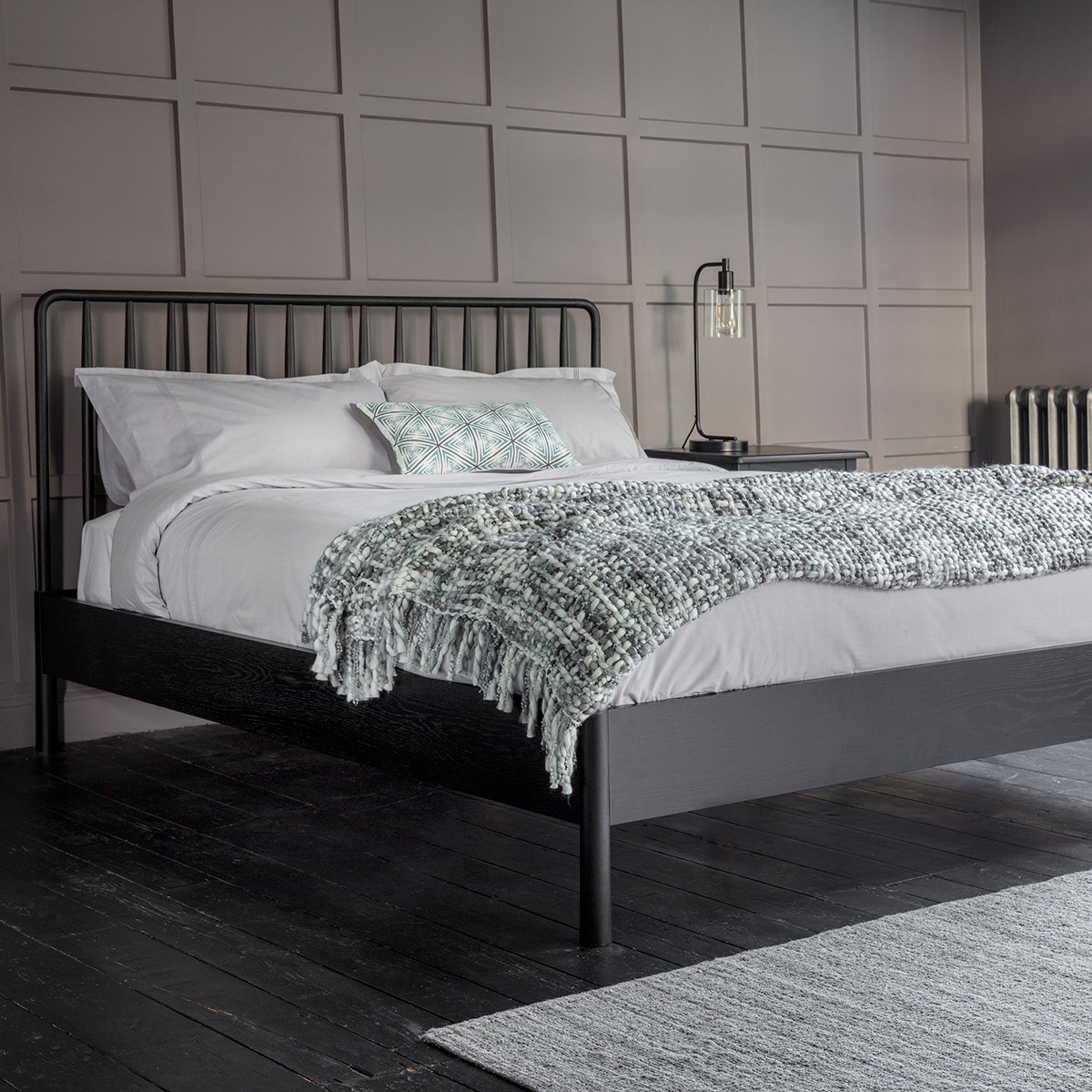 Wycombe Bed Black Double