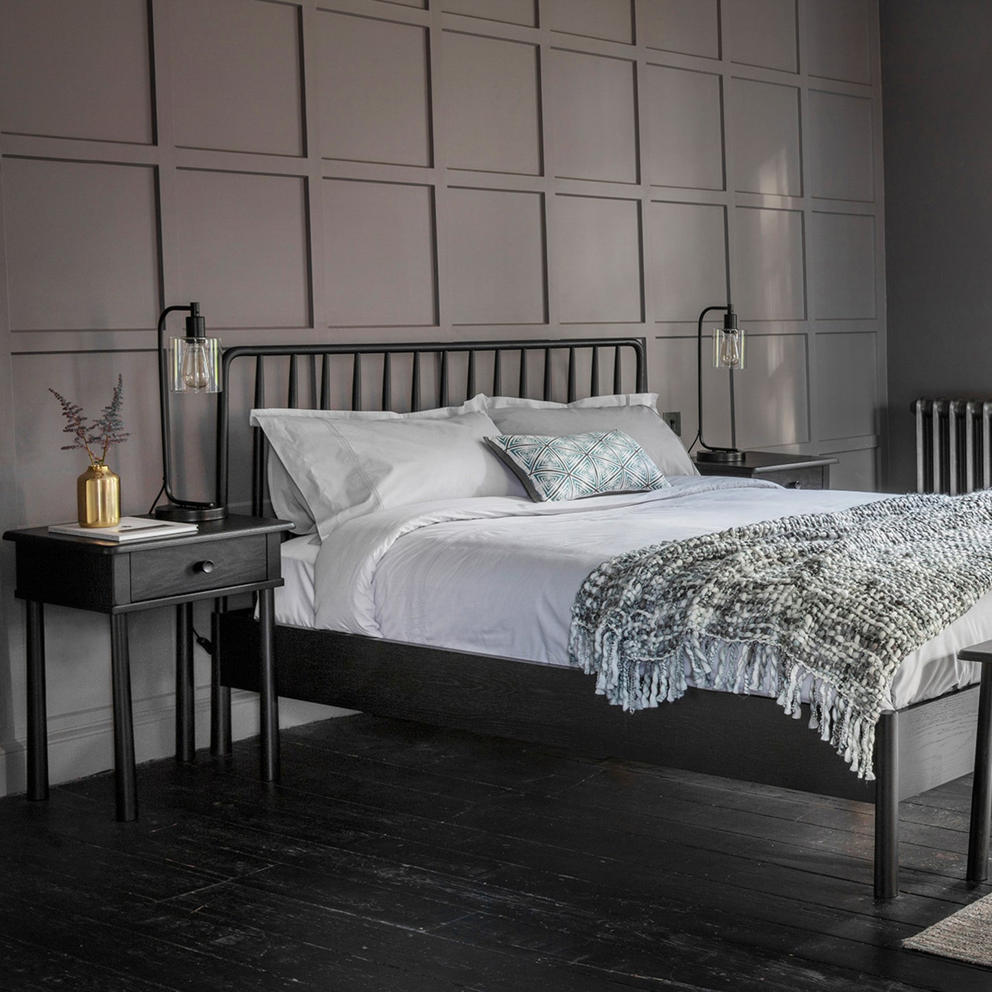 Wycombe Bed Black Double