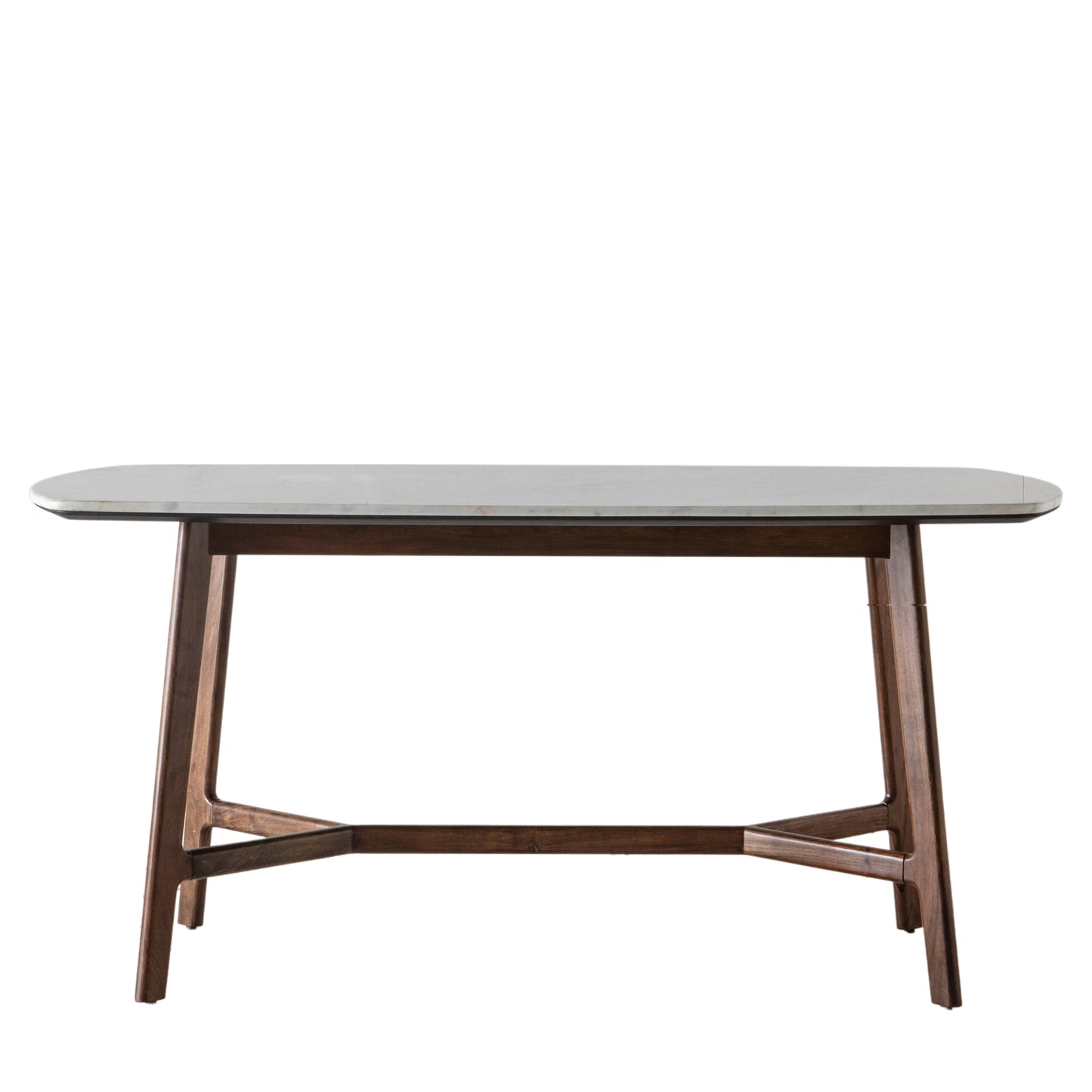 Barcelona Dining Table Dark Wood / Marble