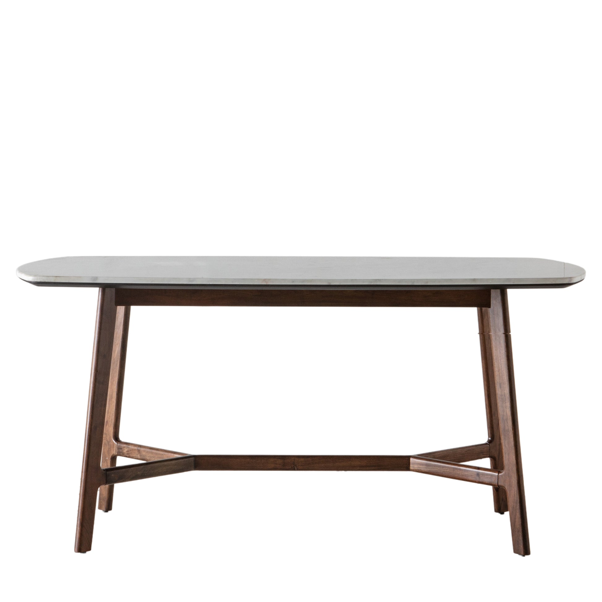 Barcelona Dining Table Dark Wood / Marble