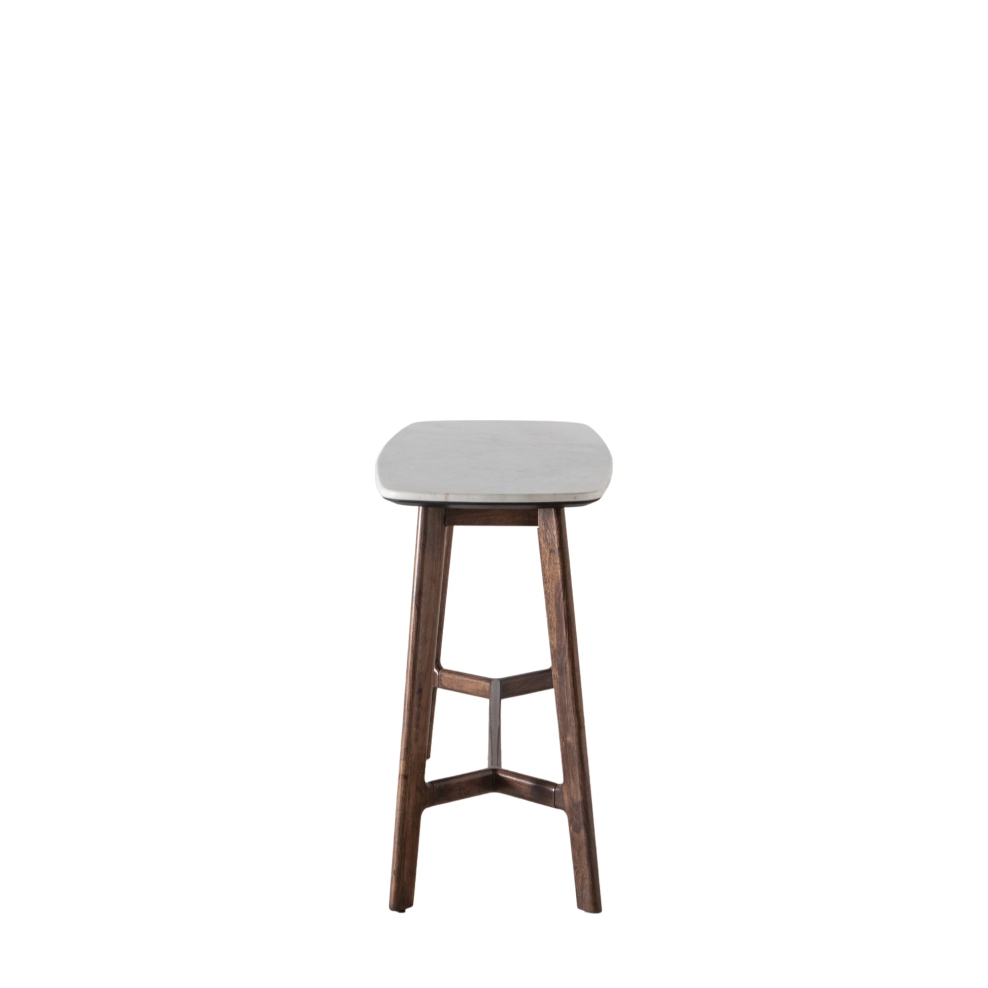 Barcelona Console Table Dark Wood / Marble