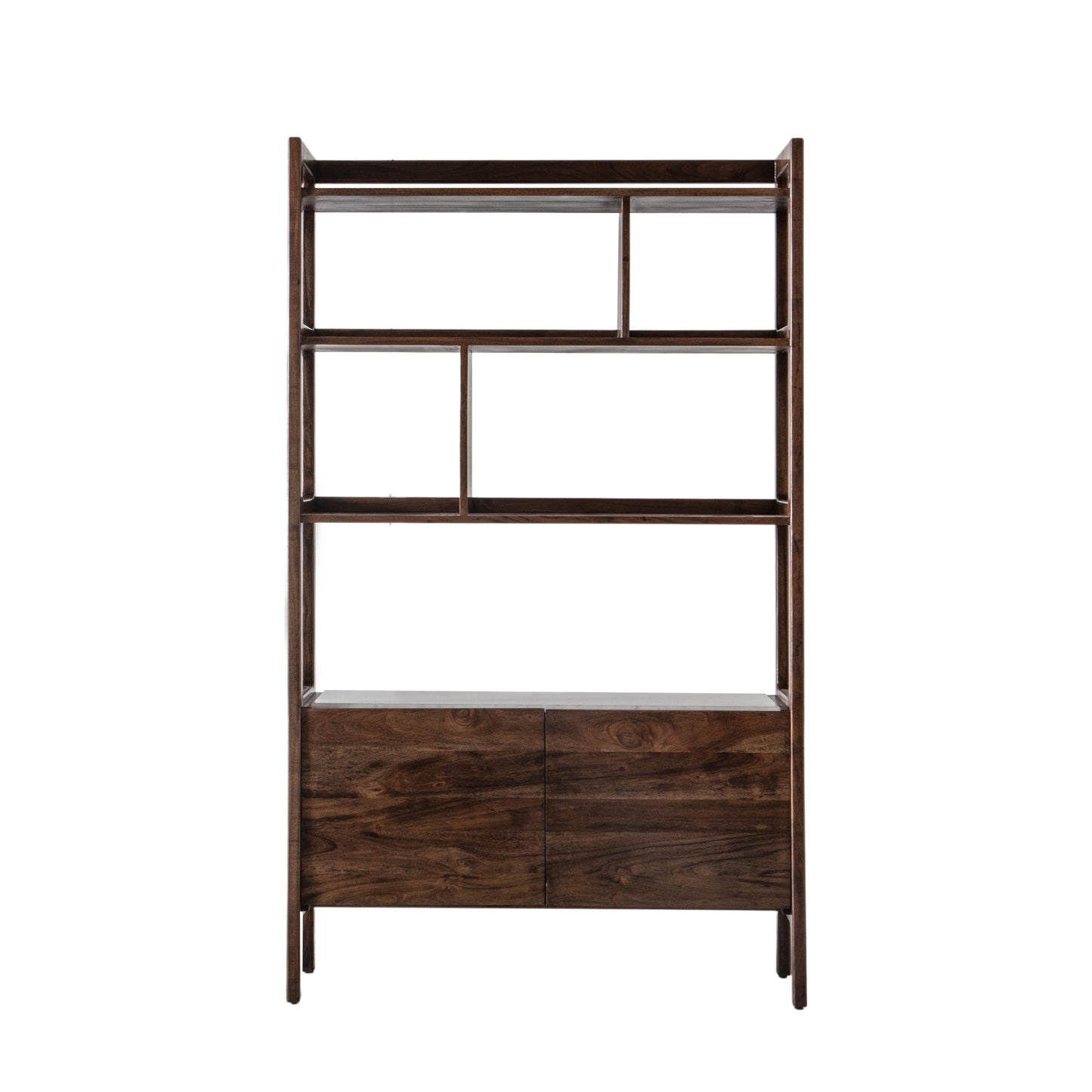 Barcelona Display Unit Dark Wood / Marble