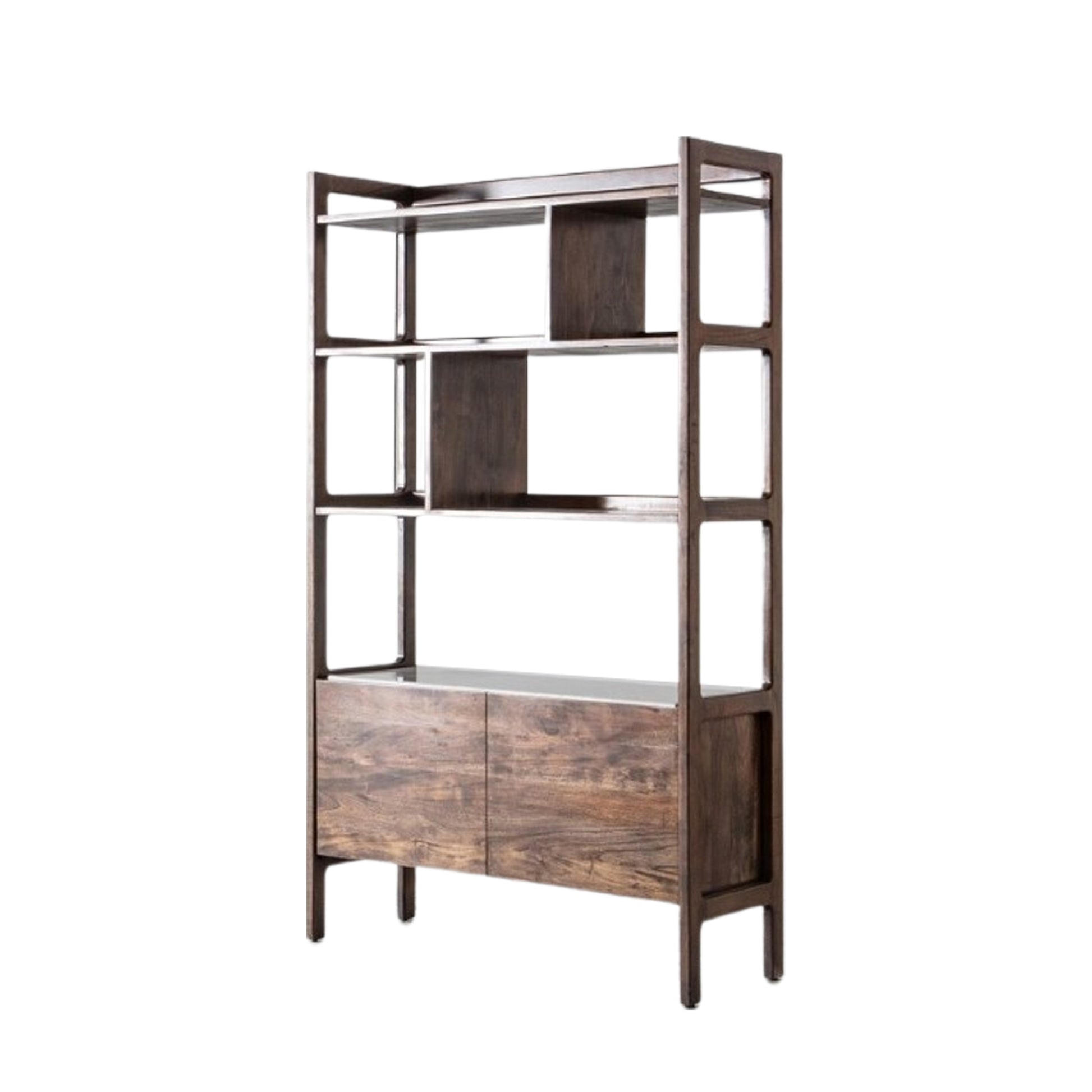 Barcelona Display Unit Dark Wood / Marble