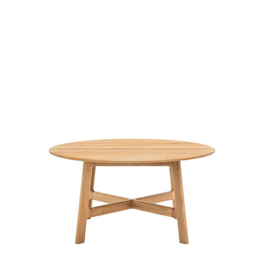 Madrid Round Coffee Table Oak