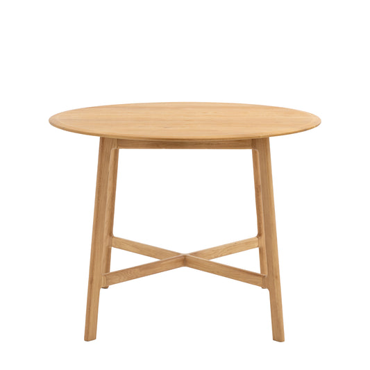 Madrid Round Dining Table Oak