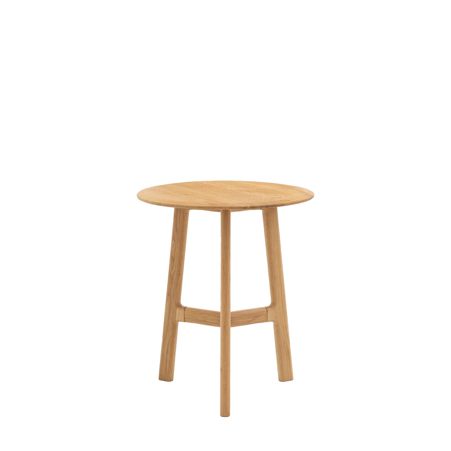 Madrid Round Side Table Oak
