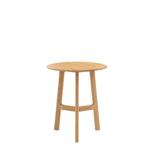 Madrid Round Side Table Oak