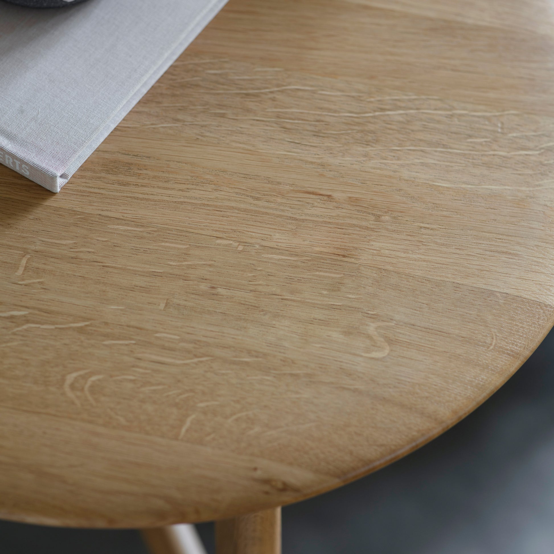 Madrid Round Side Table Oak