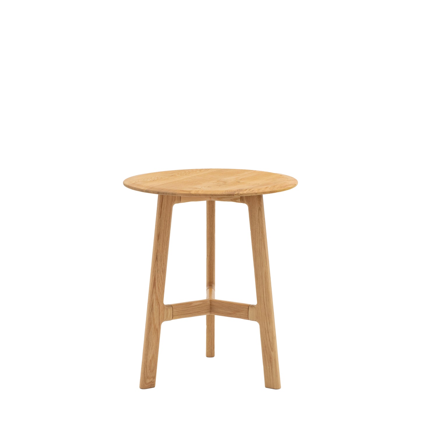 Madrid Round Side Table Oak