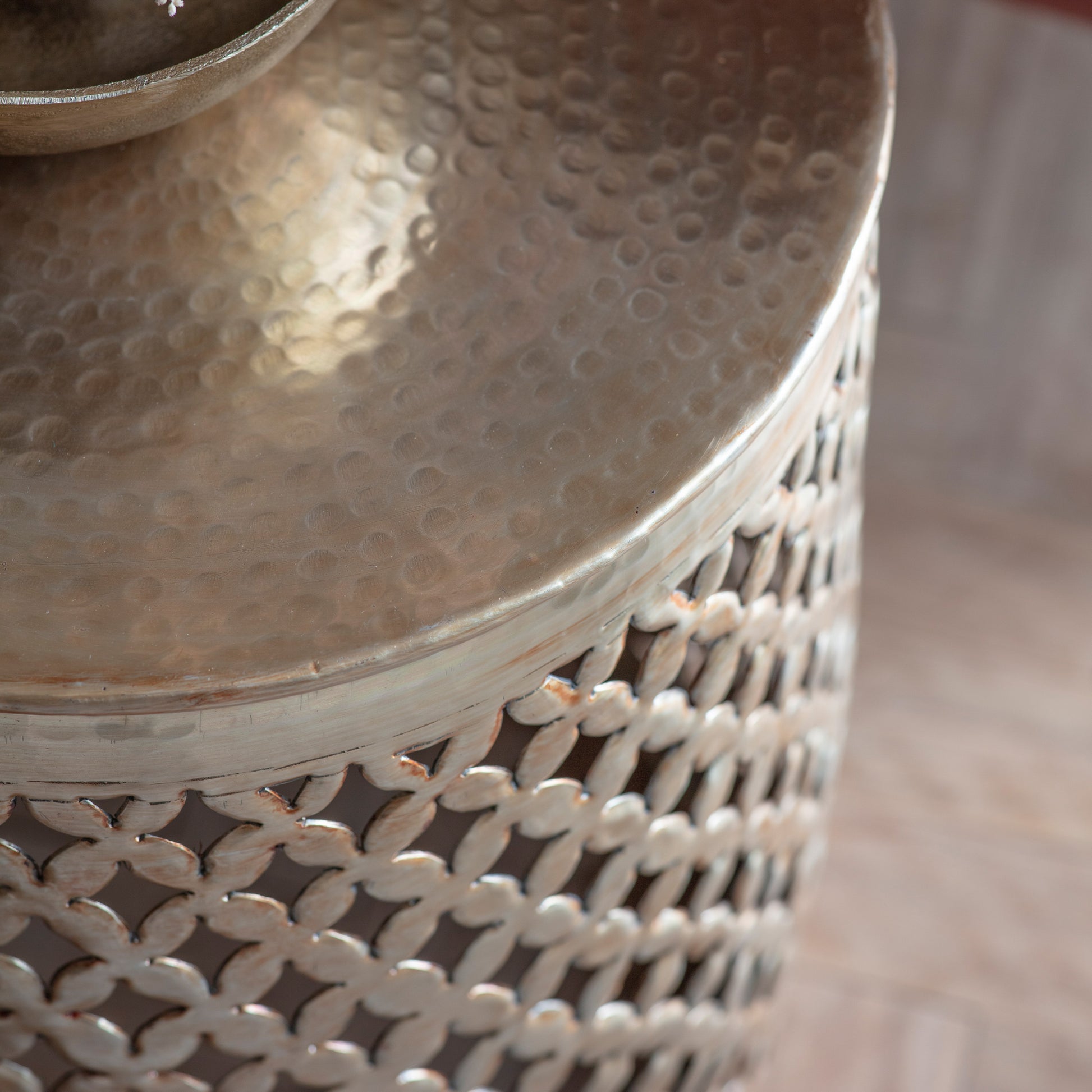 Khalasar Side Table Light Gold