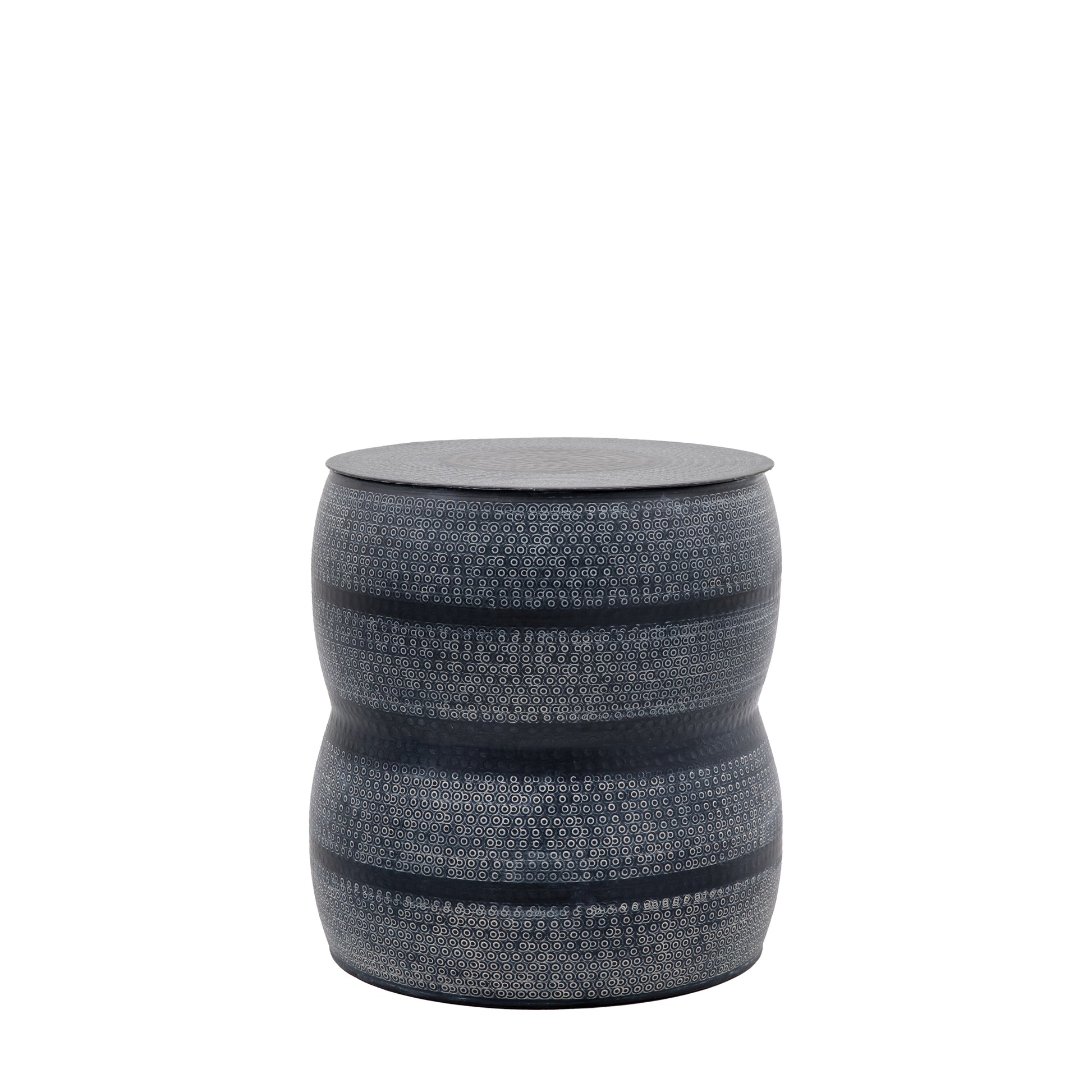 Rai Side Table Antique Charcoal