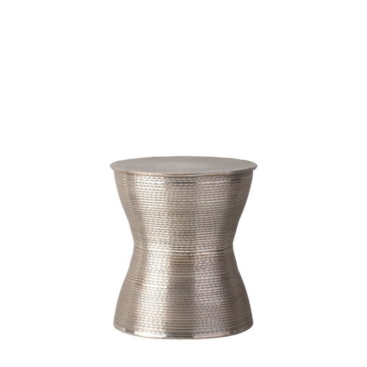 Karad Side Table Antique Silver