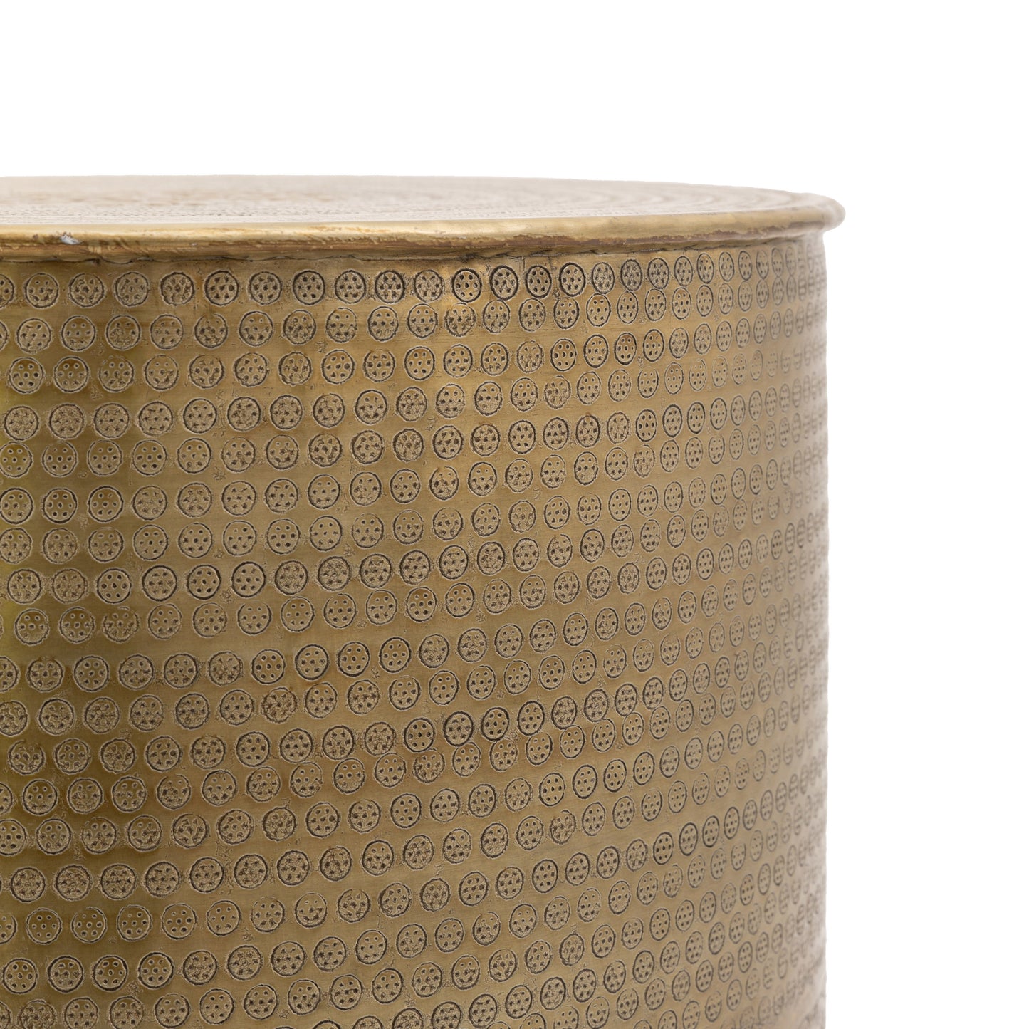 Ashta Side Table Antique Brass