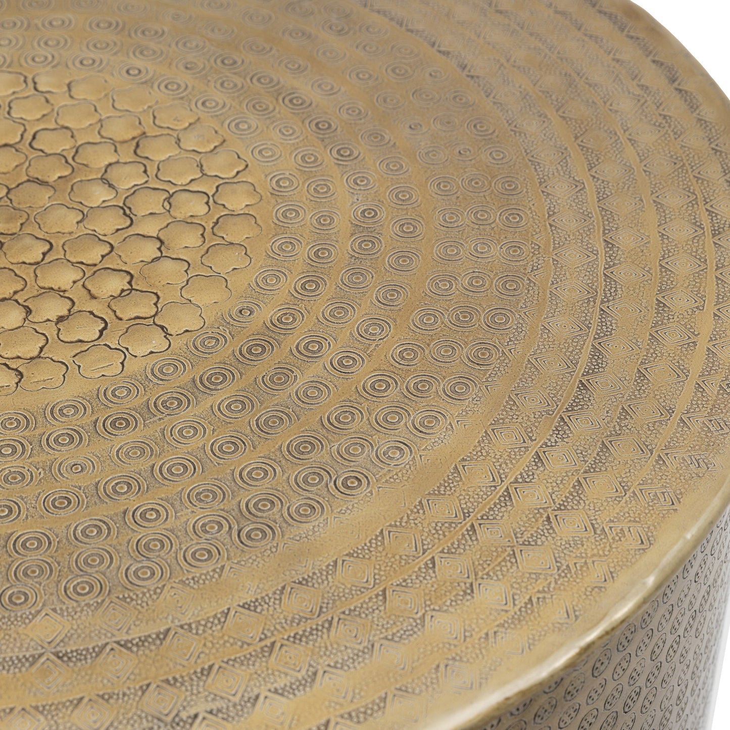 Ashta Side Table Antique Brass