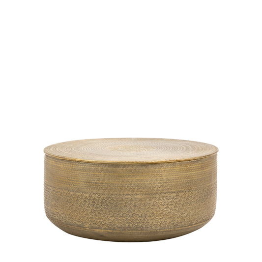 Ashta Coffee Table Antique Brass