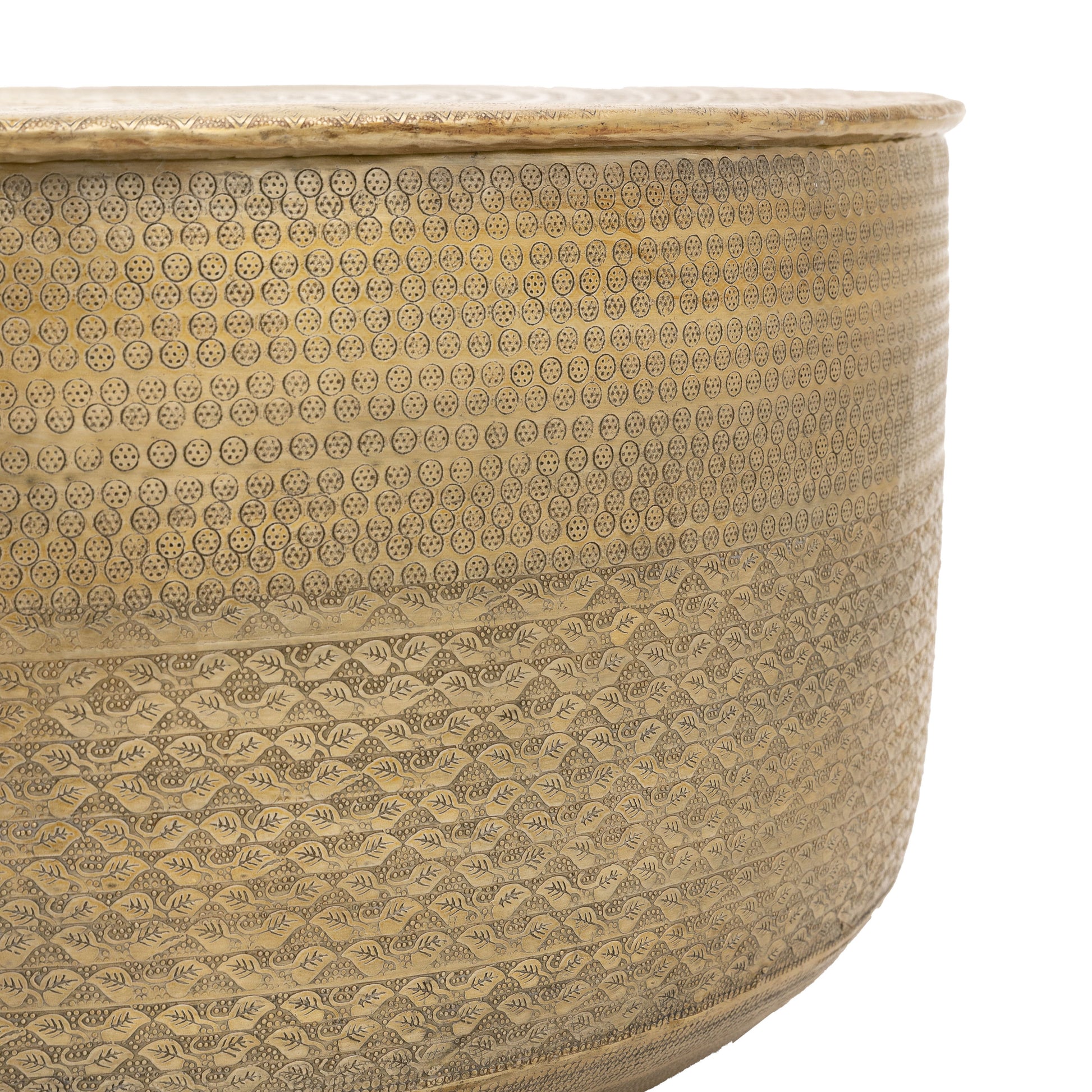 Ashta Coffee Table Antique Brass