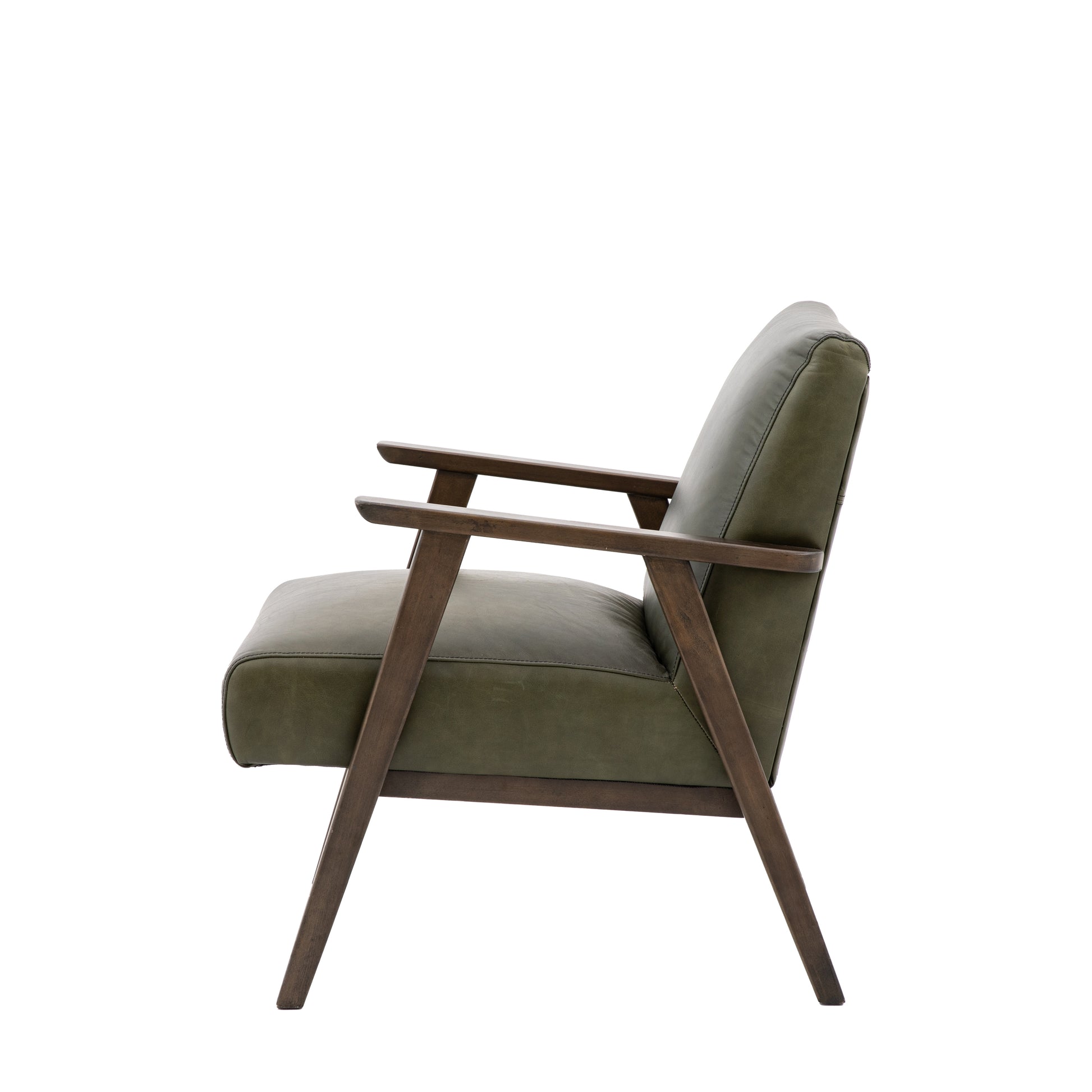 Neyland Armchair Heritage Green Leather