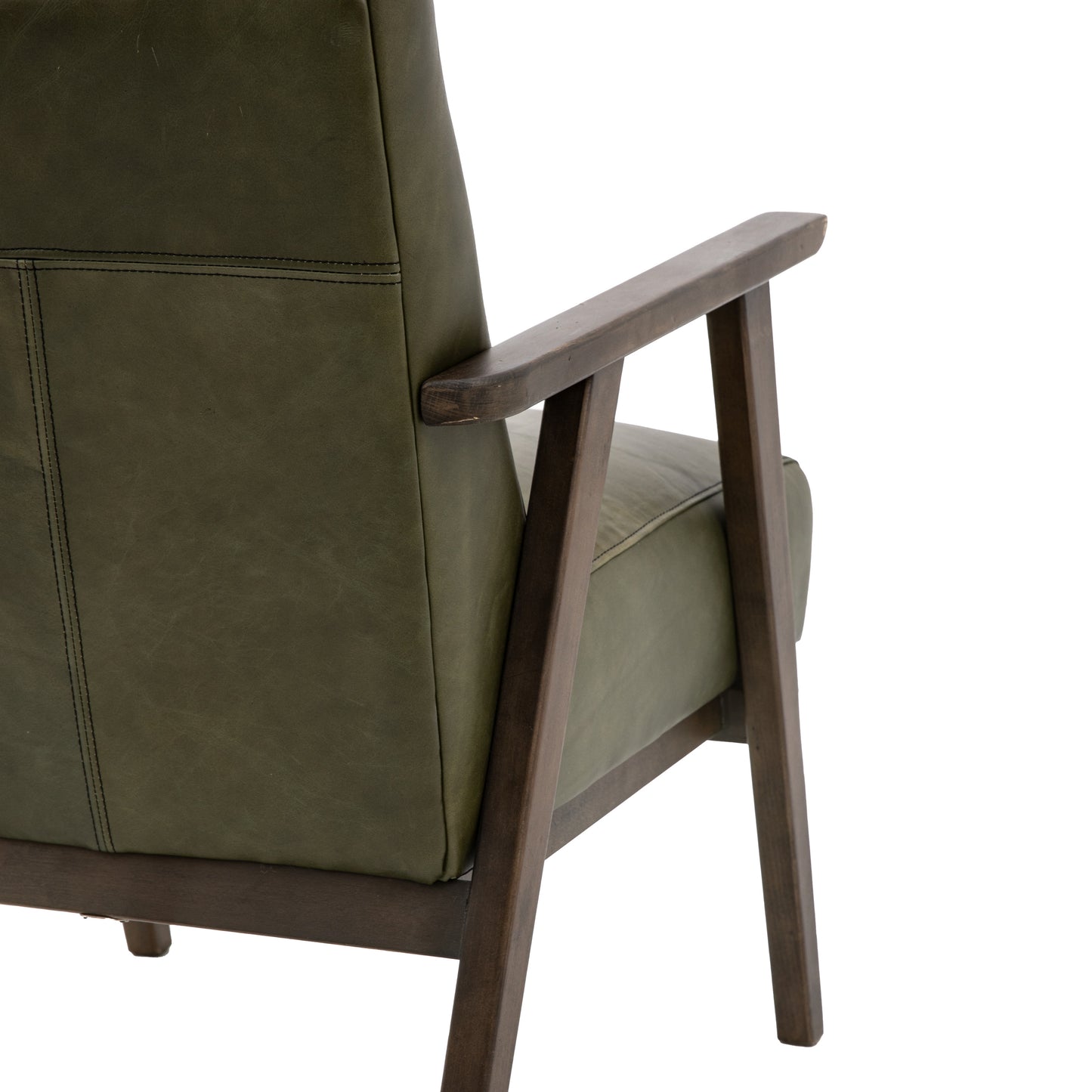 Neyland Armchair Heritage Green Leather