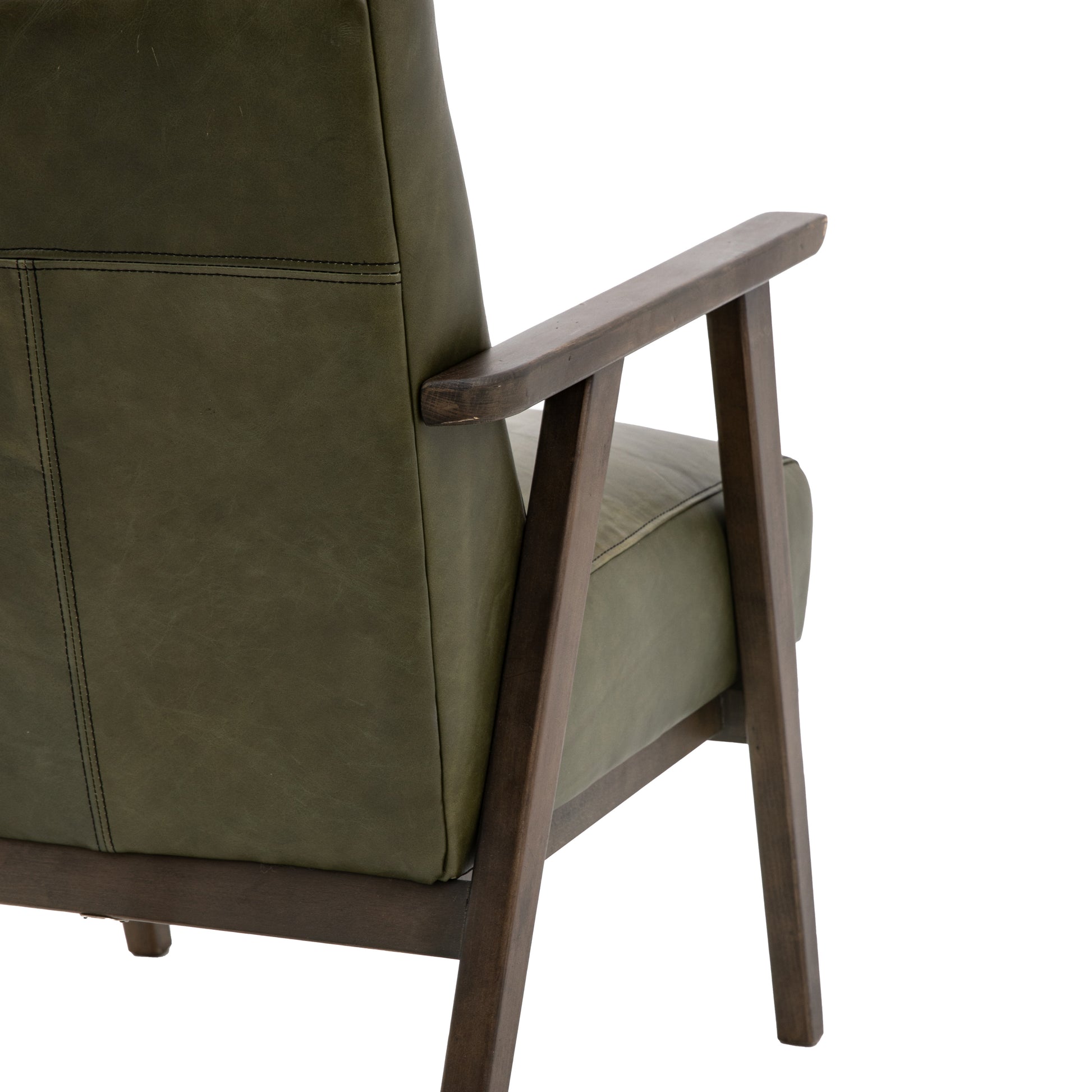 Neyland Armchair Heritage Green Leather