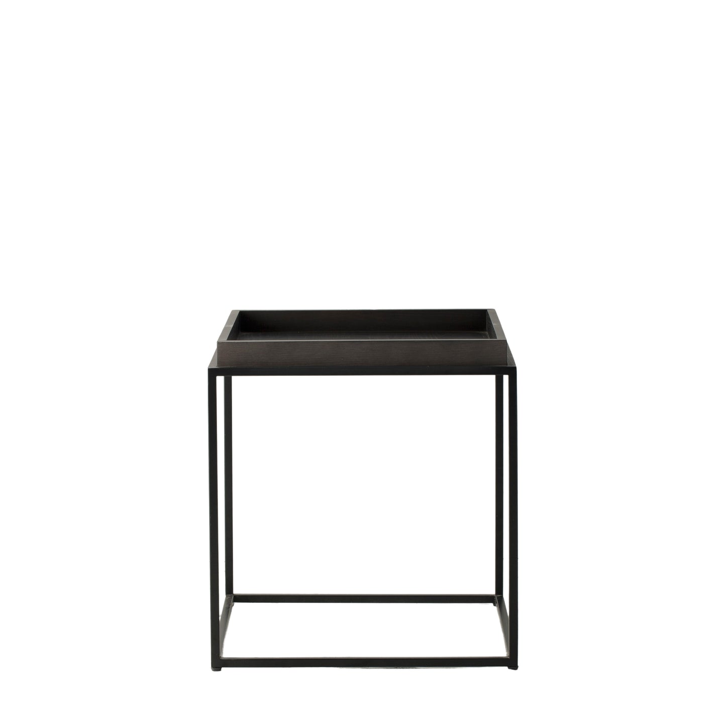 Forden Tray Side Table Black