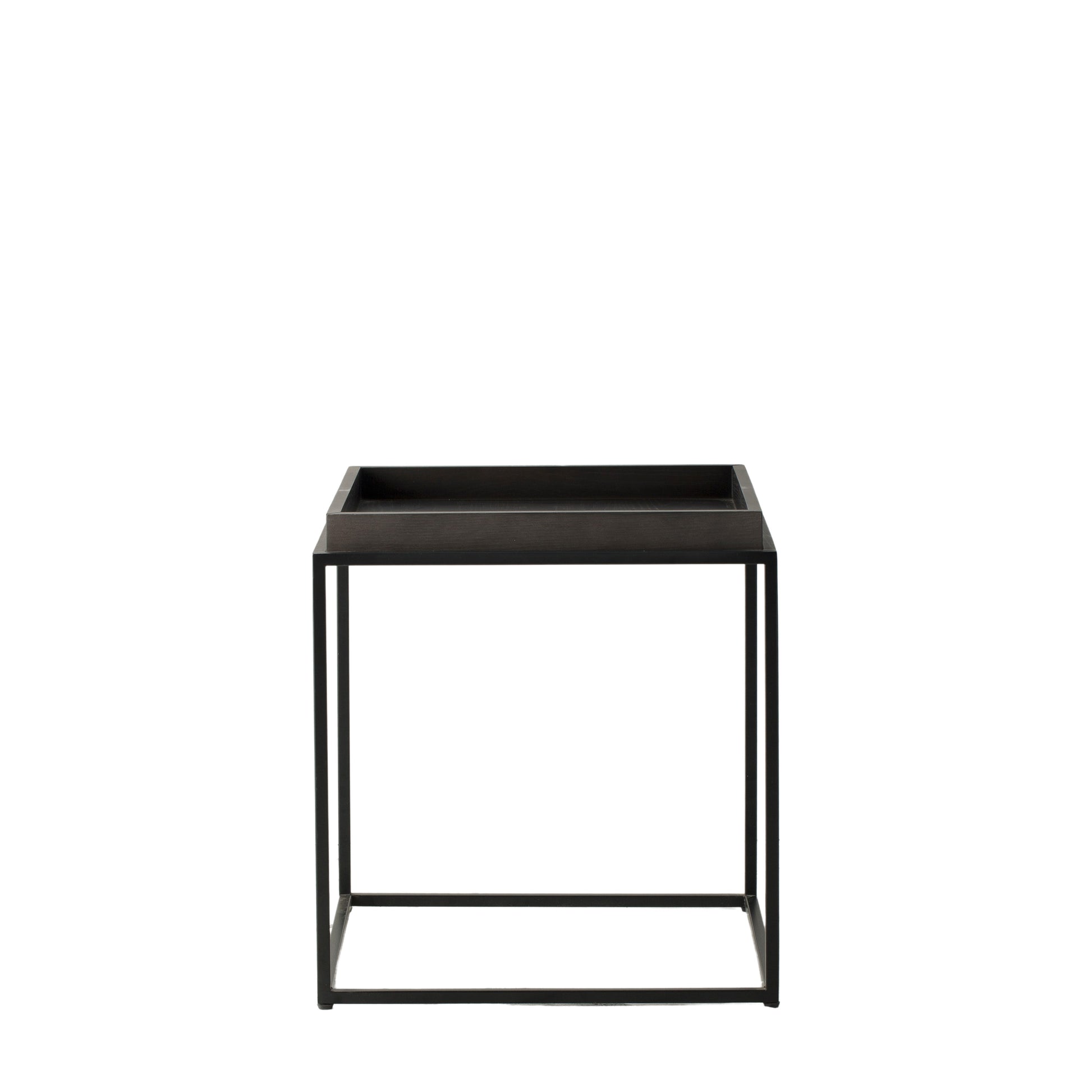 Forden Tray Side Table Black
