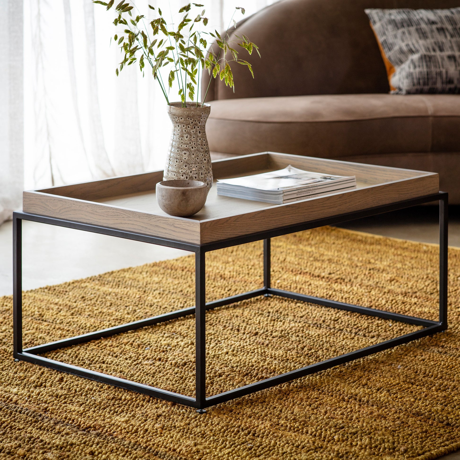 Forden Tray Coffee Table Grey